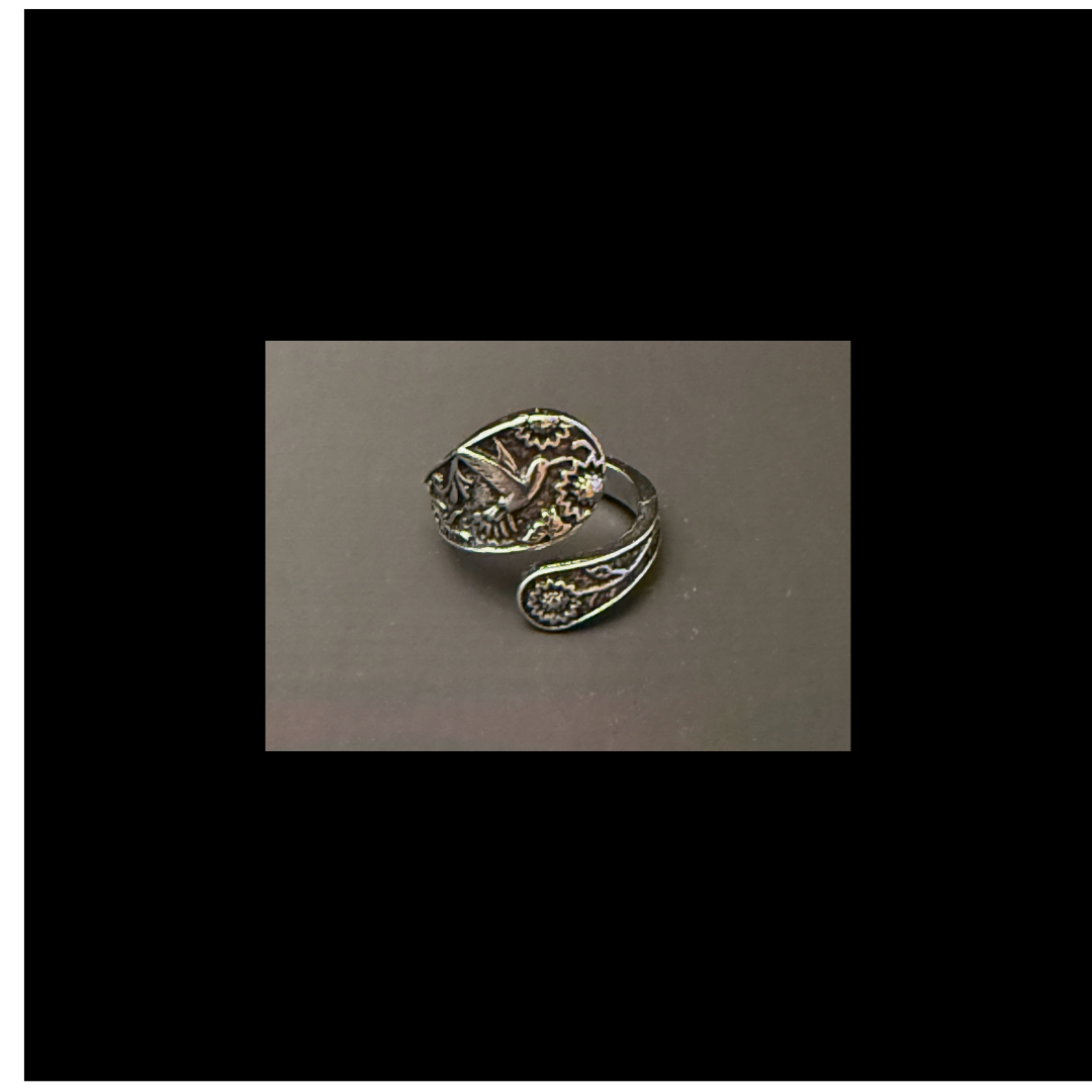 Vintage Hummingbird Spoon Ring