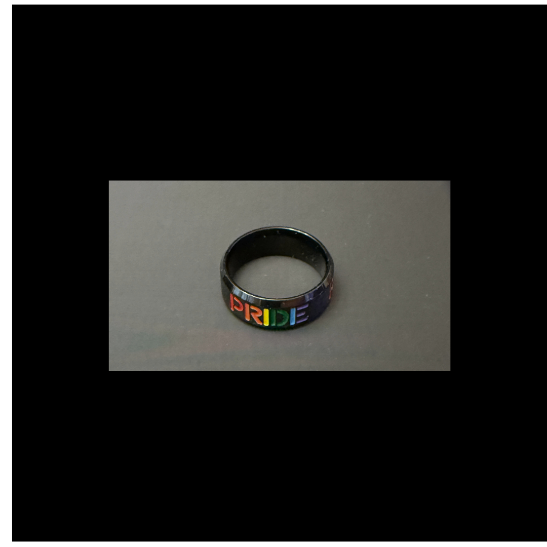 Vibrant Pride Black Ring - Size 10