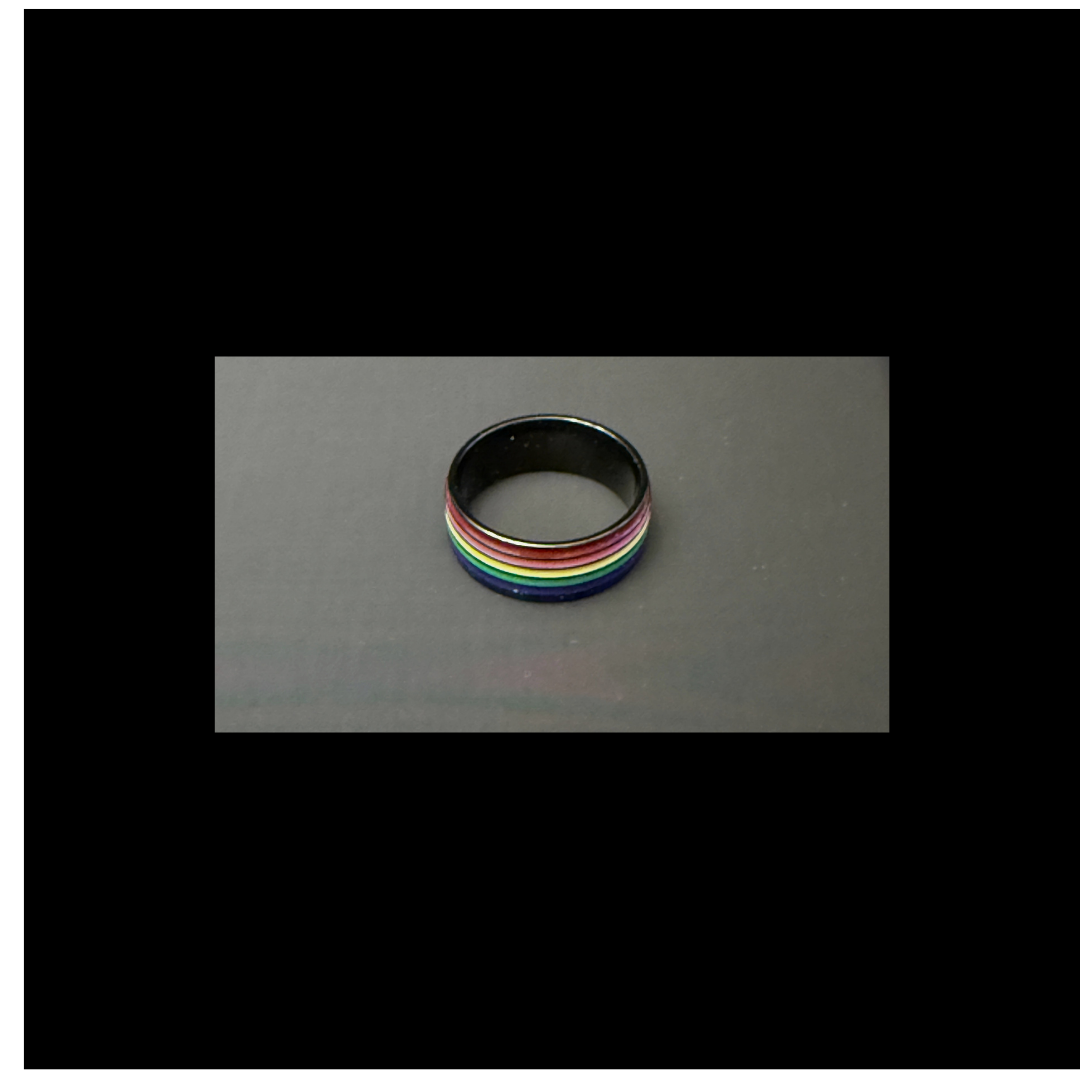 Pride Rainbow Black Ring
