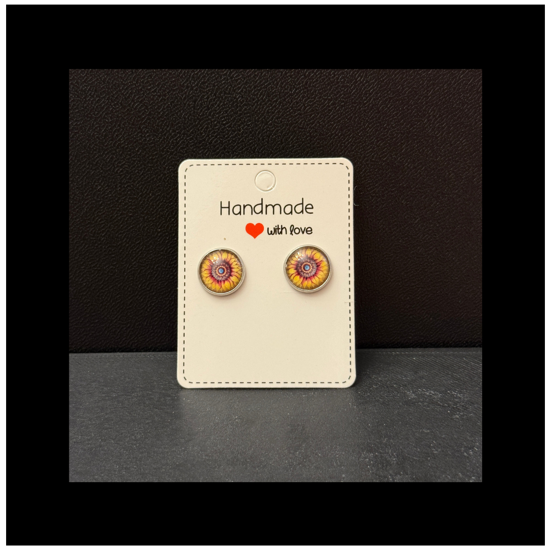 Sunflower Hypoallergenic Stud Earrings