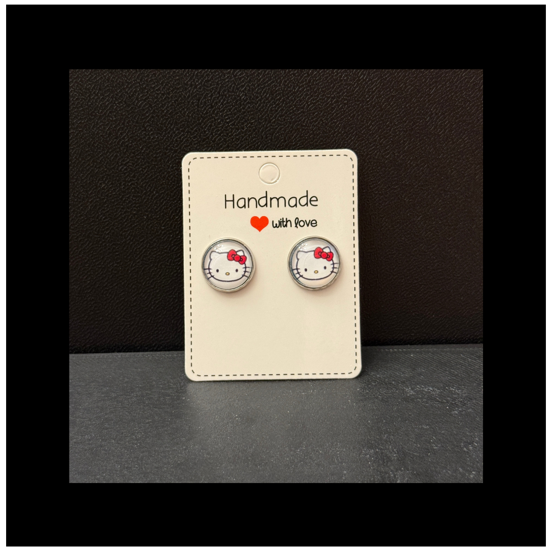 Hello Kitty Hypoallergenic Stud Earrings