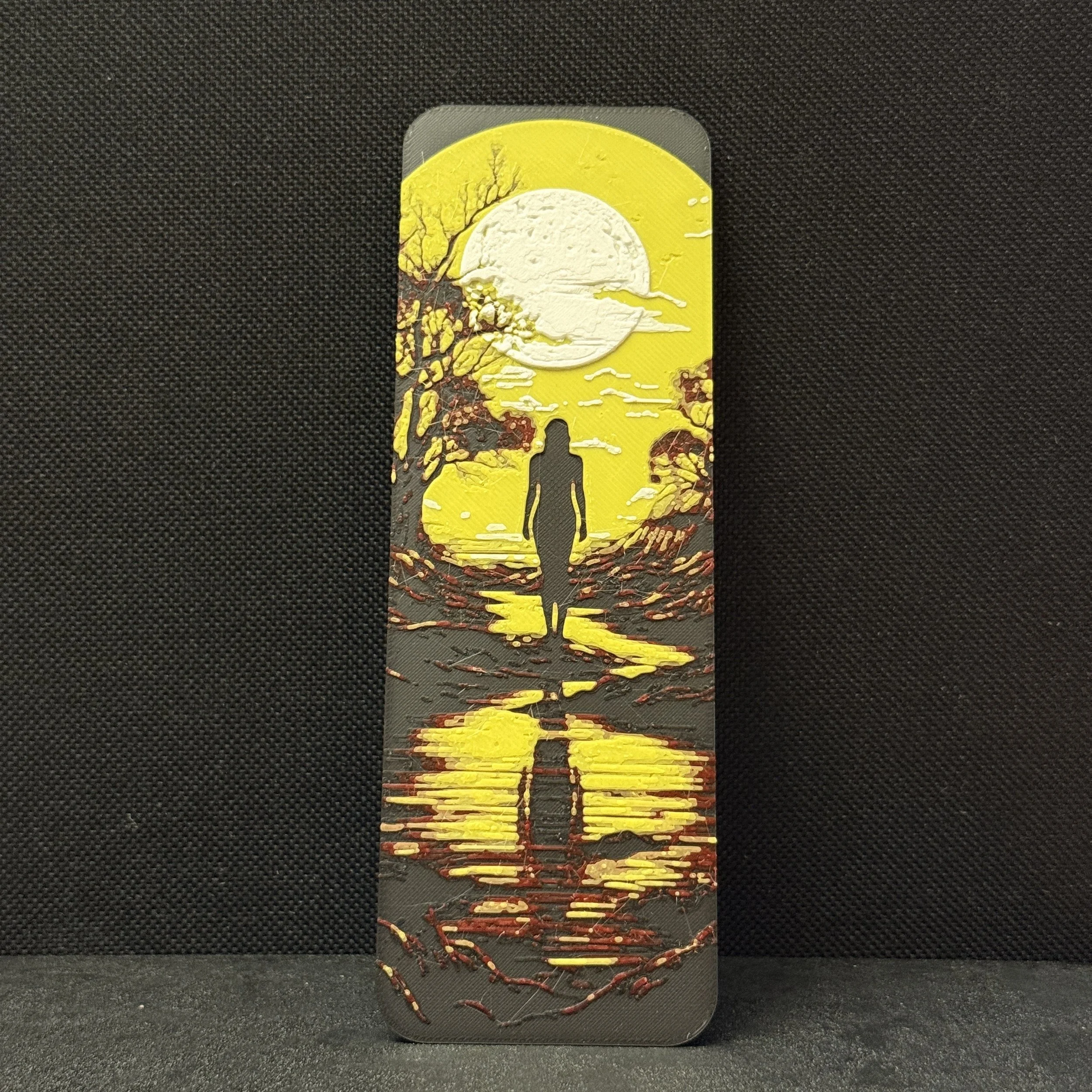 Moonlit Night 3D-Printed Bookmark