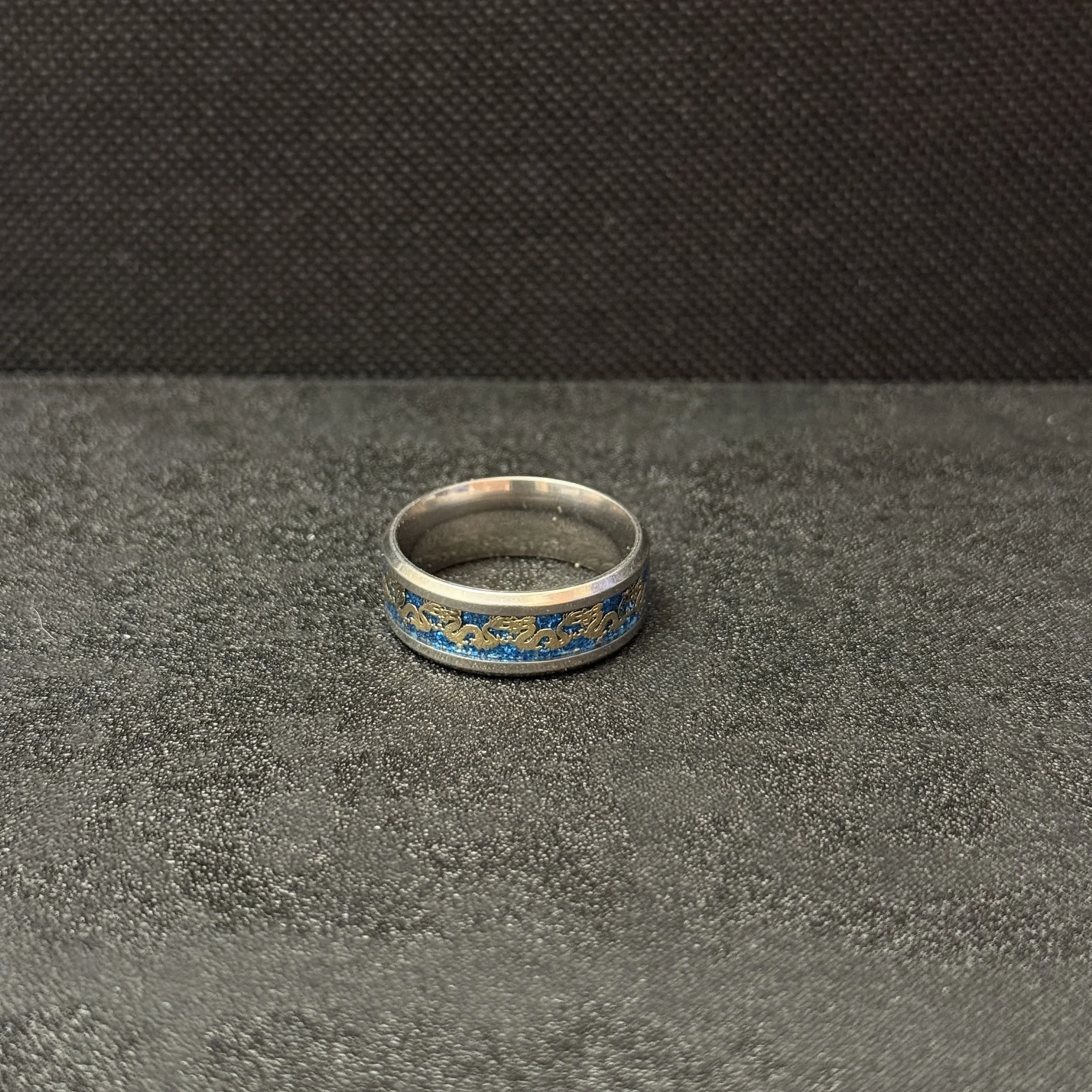 Silver Dragon Strength Ring - Size 10