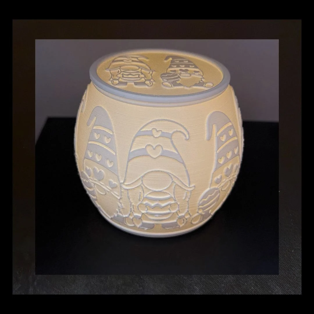 Easter Gnome LED Tea Light Holder