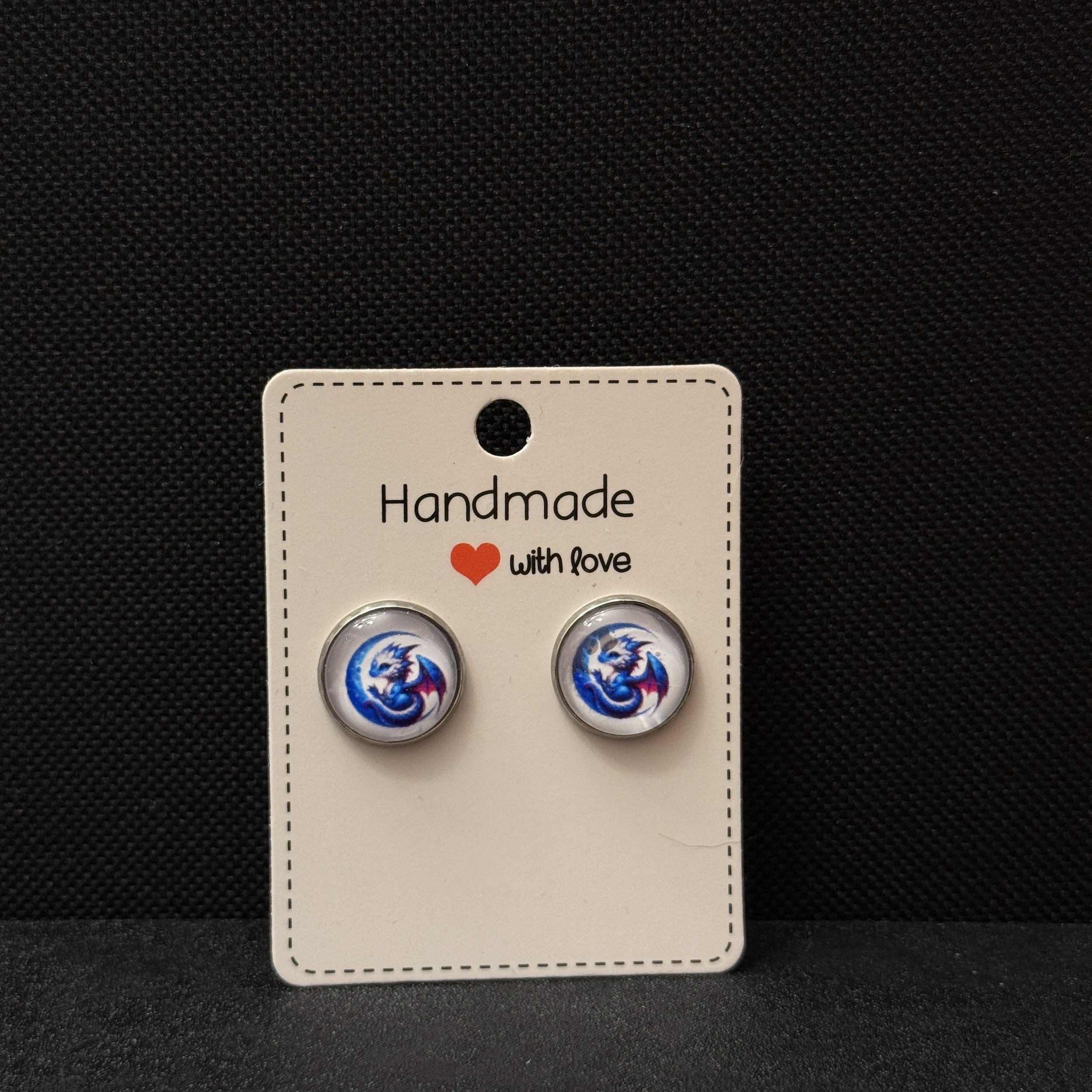 Mystic Dragon Stud Earrings