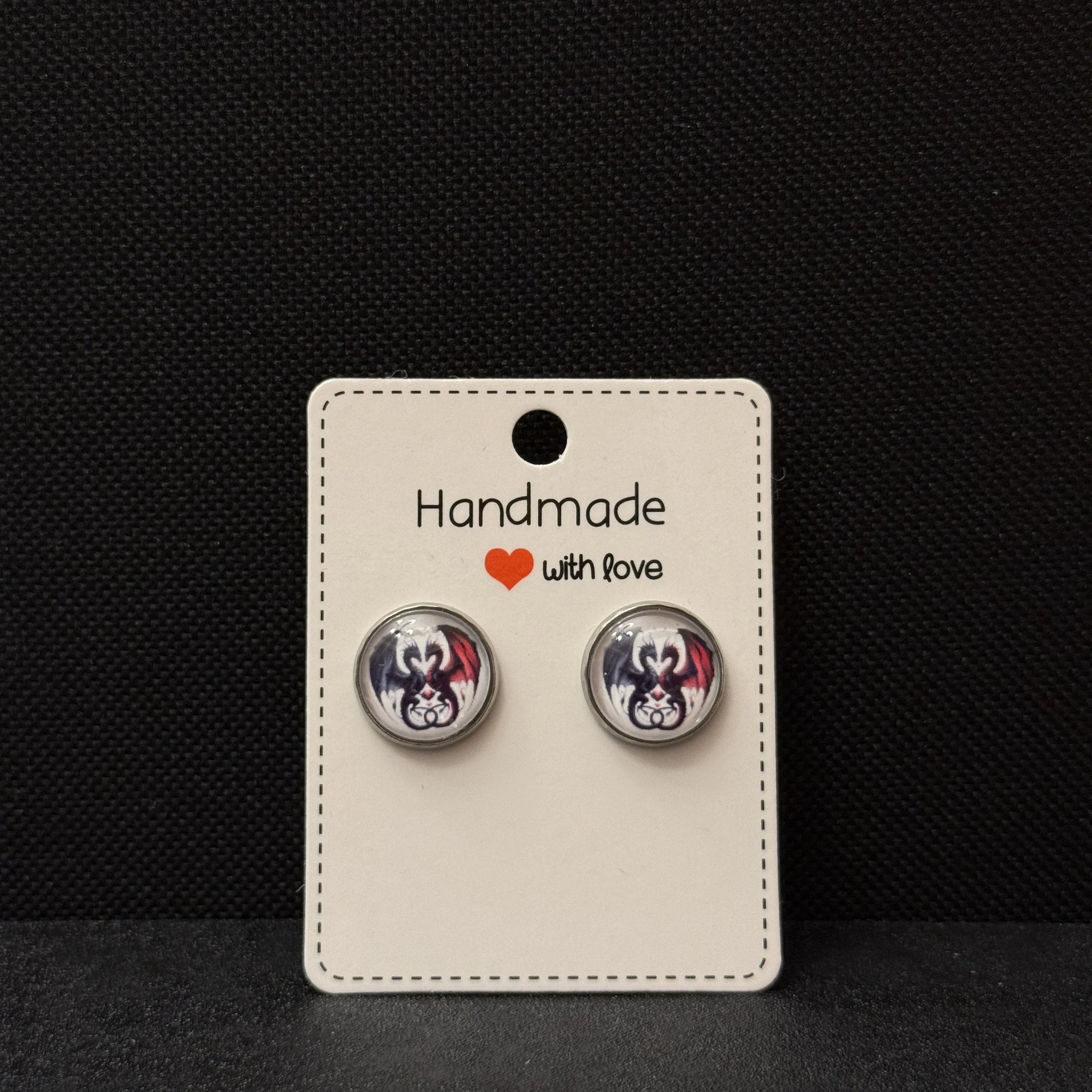 Mystical Dragon Stud Earrings