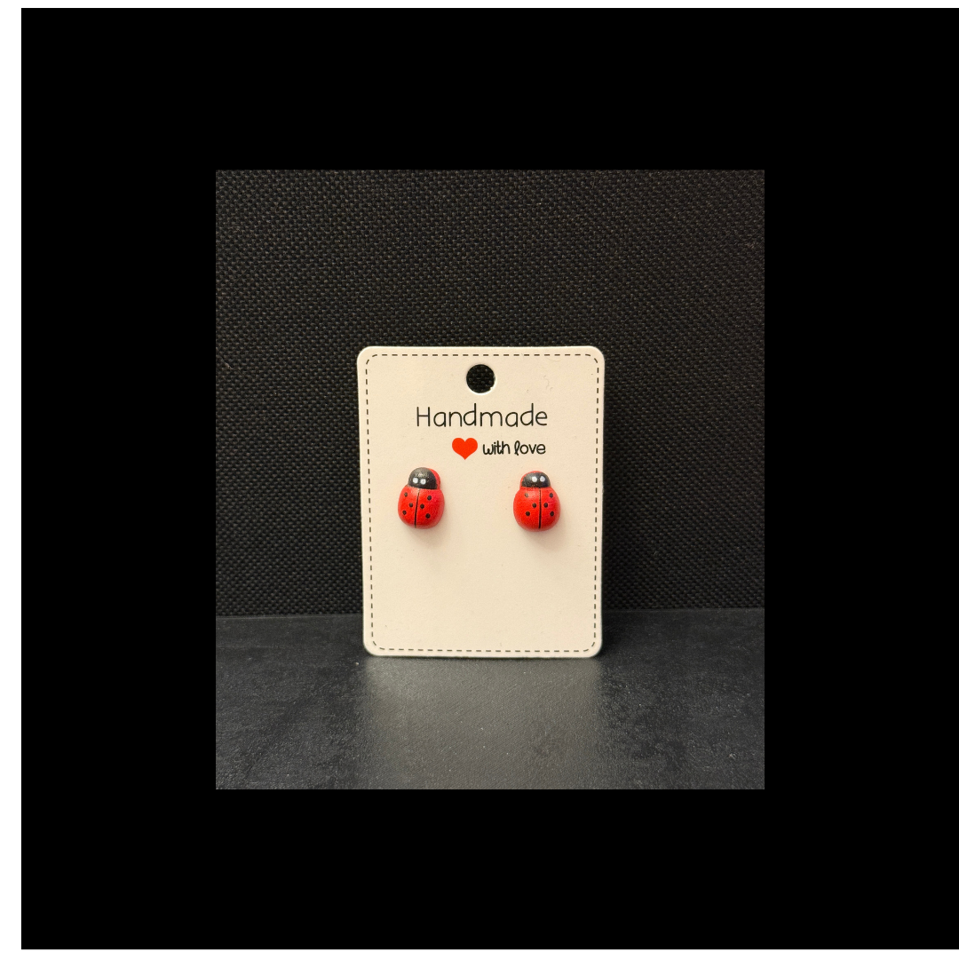 Handcrafted Ladybug Hypoallergenic Earrings