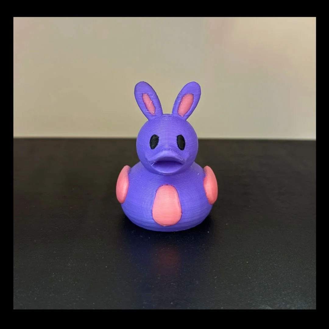 Easter Bunny Duck 3D Print Collectible