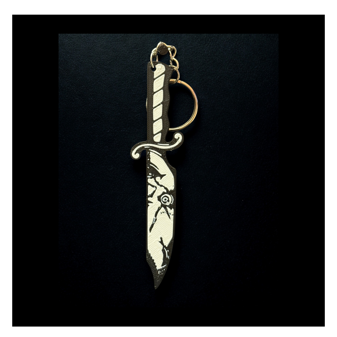 Chucky Knife Keychain