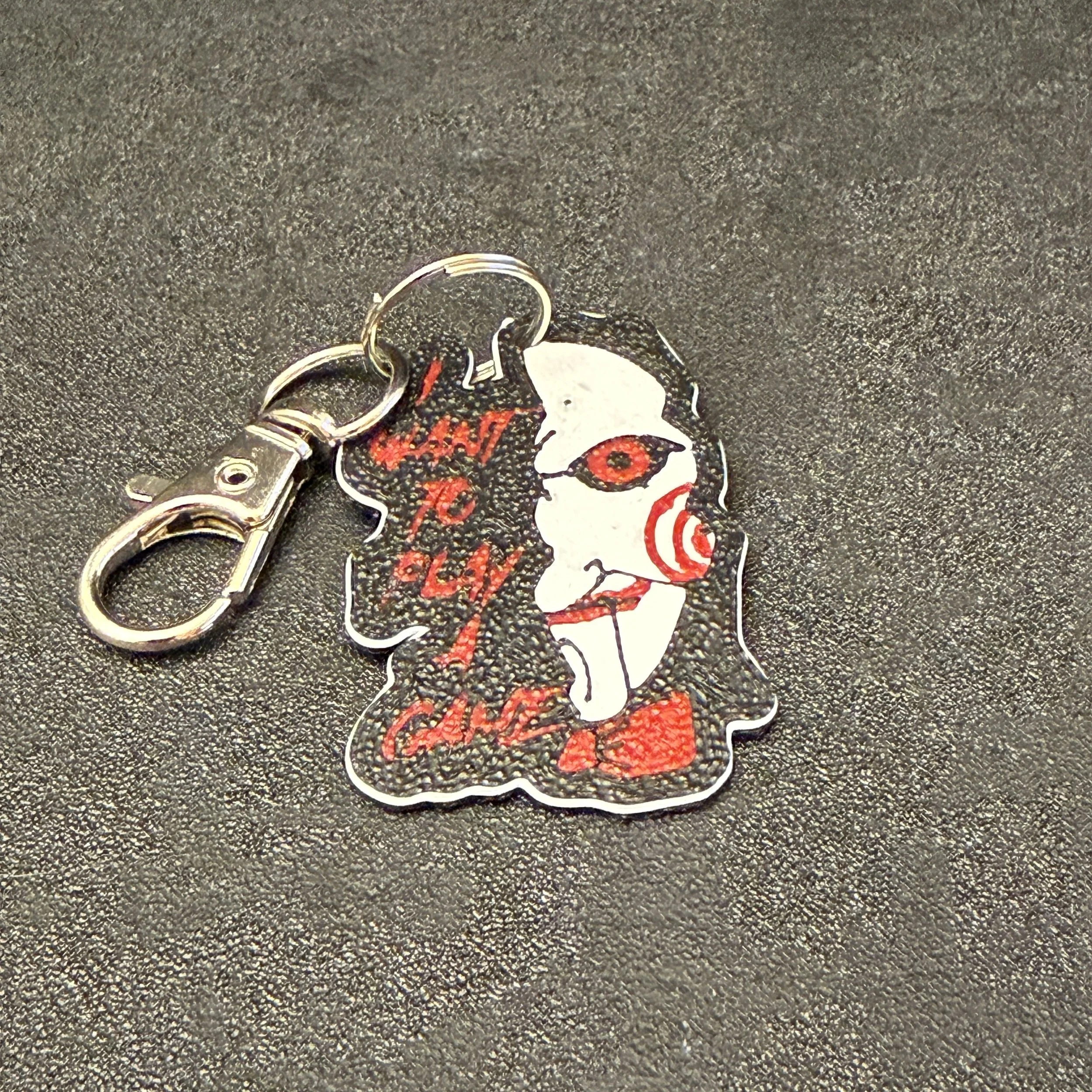 Horror Icon: Jigsaw Zipper Pull