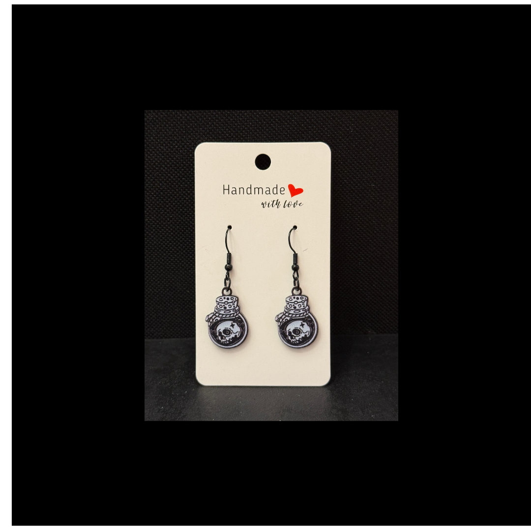 Toxic Love Potion Dangle Earrings