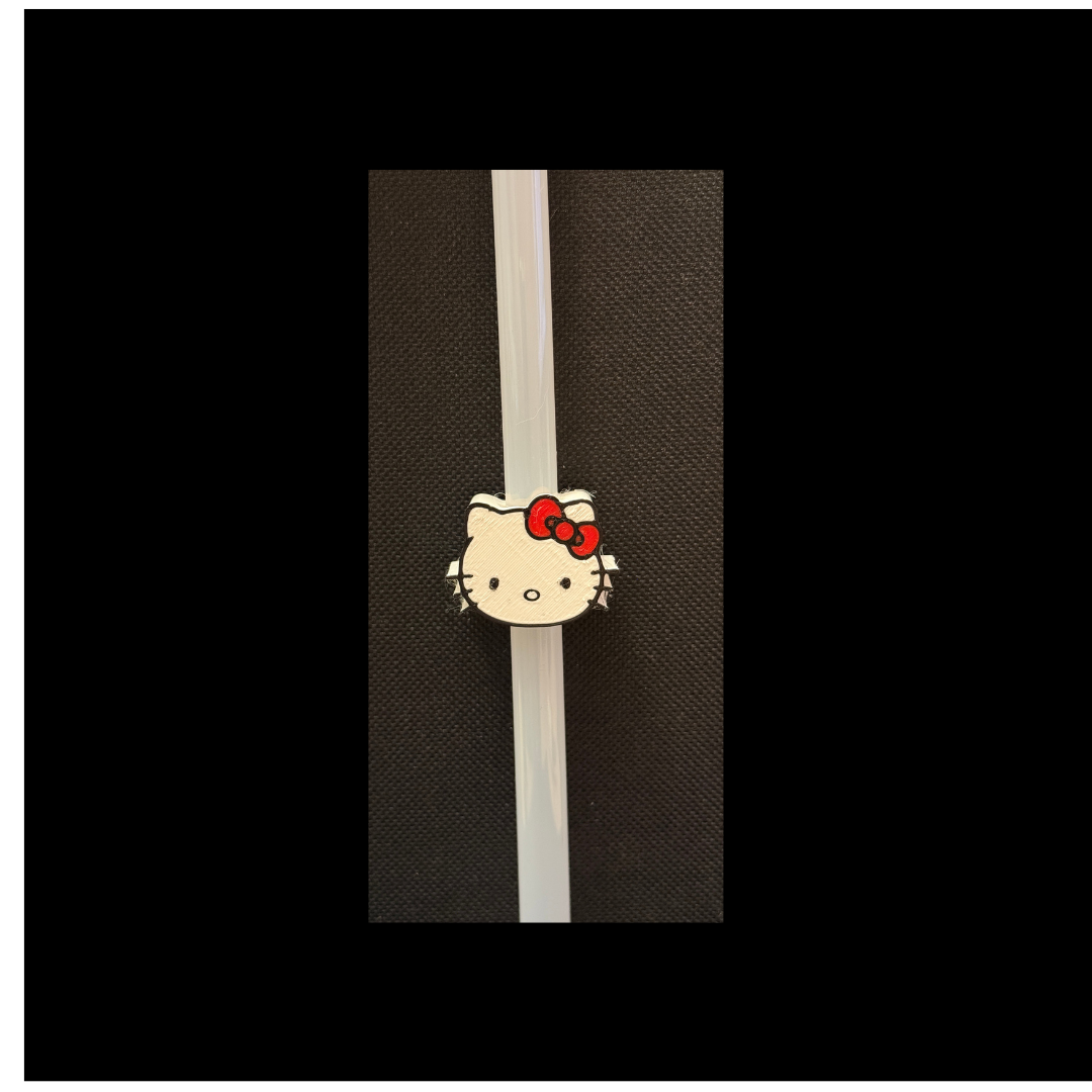Hello Kitty Straw Buddy