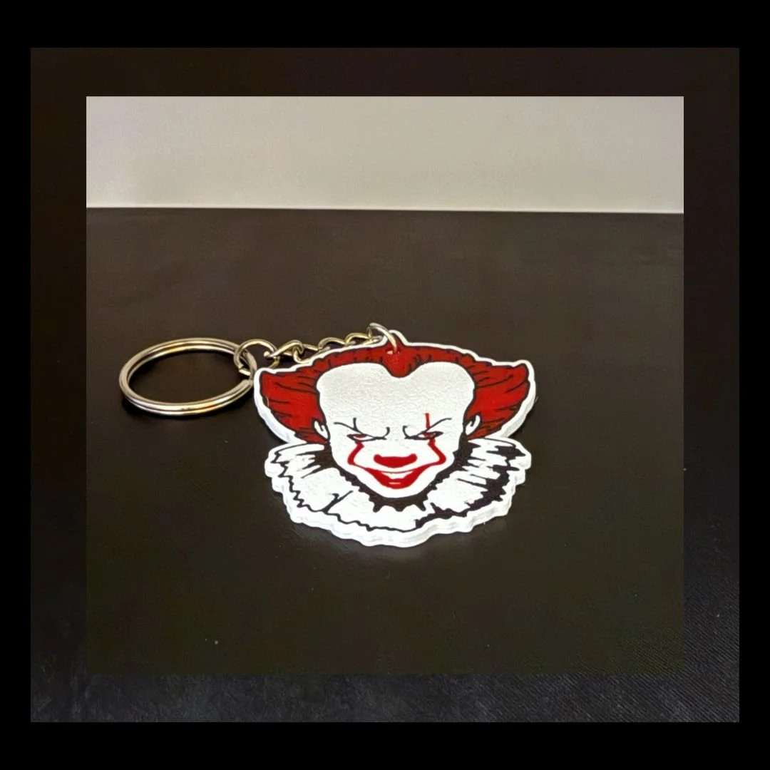 Horror Flat Keychain