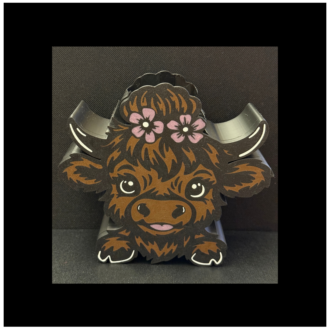 Highland Cow Soap Holder Dispenser