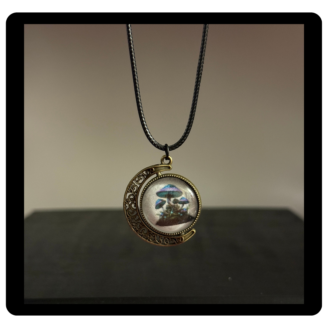 Mystical Mushroom Fidget Necklace