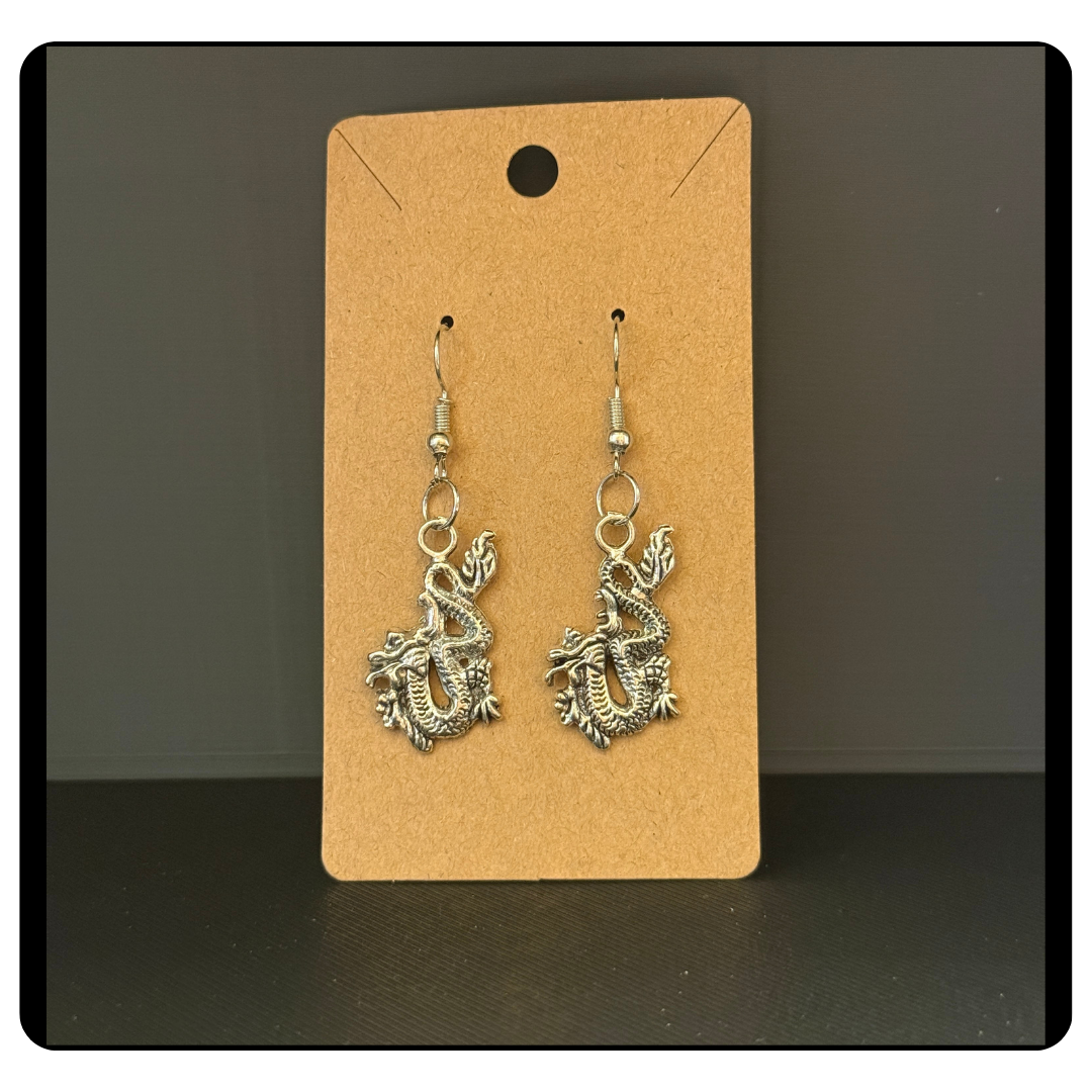 Celestial Dragon Dangle Earrings