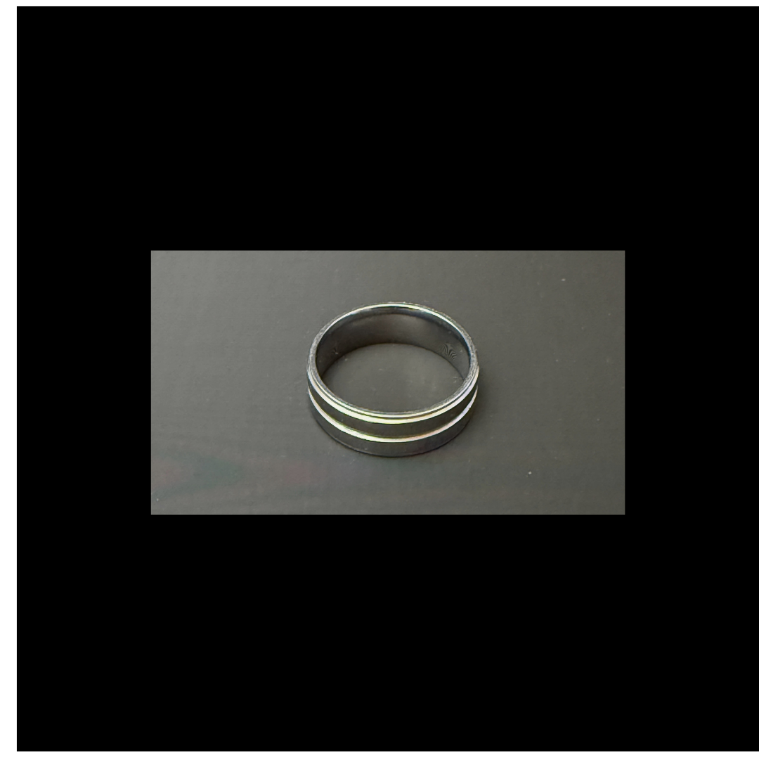 Silver Tone Groove Ring - Size 13