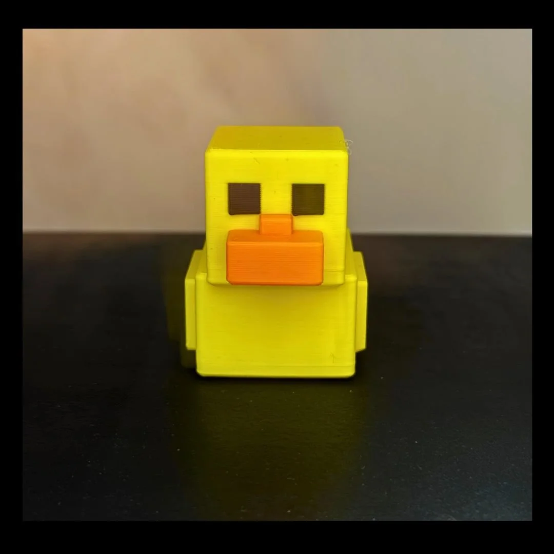 Minecraft Duck 3D Print Collectible