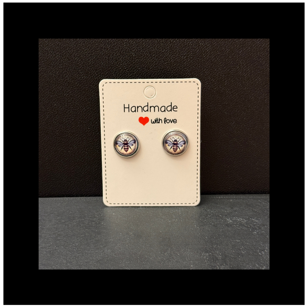 Bee Hypoallergenic Stud Earrings