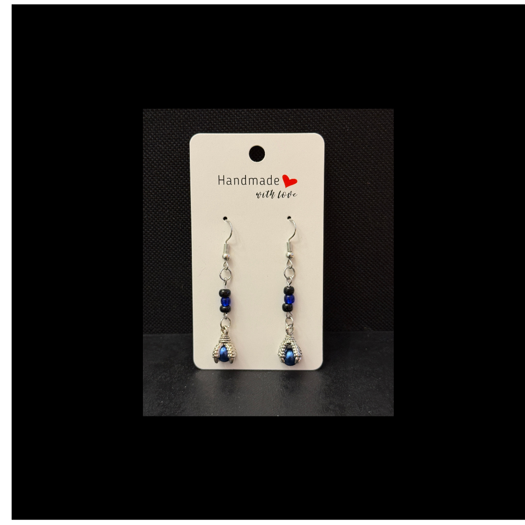 Mystical Beaded Dragon Claw Dangle Earrings