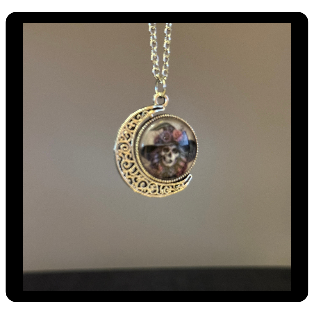 Mystical Witch & Cauldron Fidget Necklace