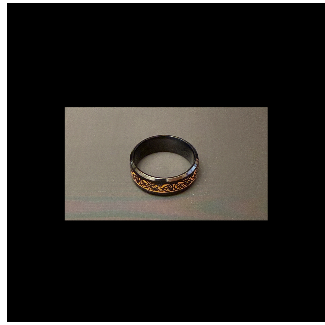 Mystical Orange Celtic Dragon Ring - Size 12