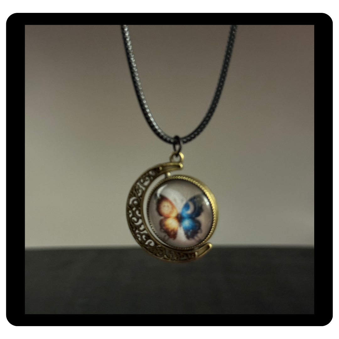 Celestial Butterfly Fidget Necklace