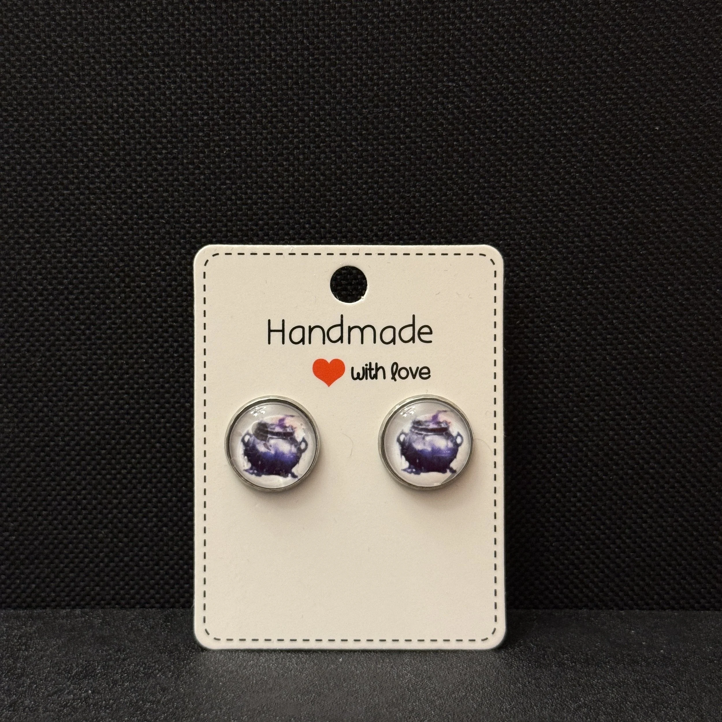 Mystic Cauldron Hypoallergenic Earrings