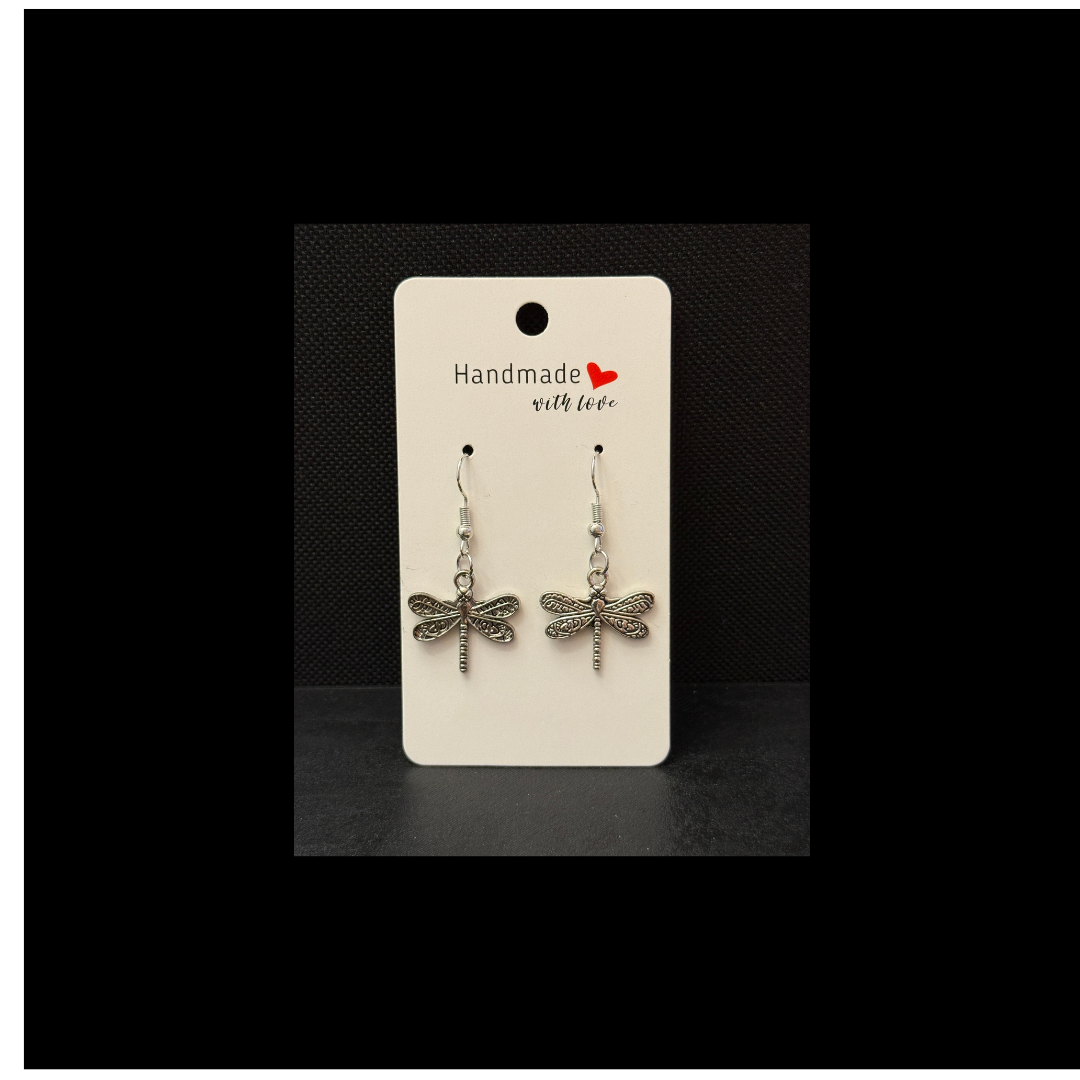 Whimsical Dragonfly Dangle Earrings