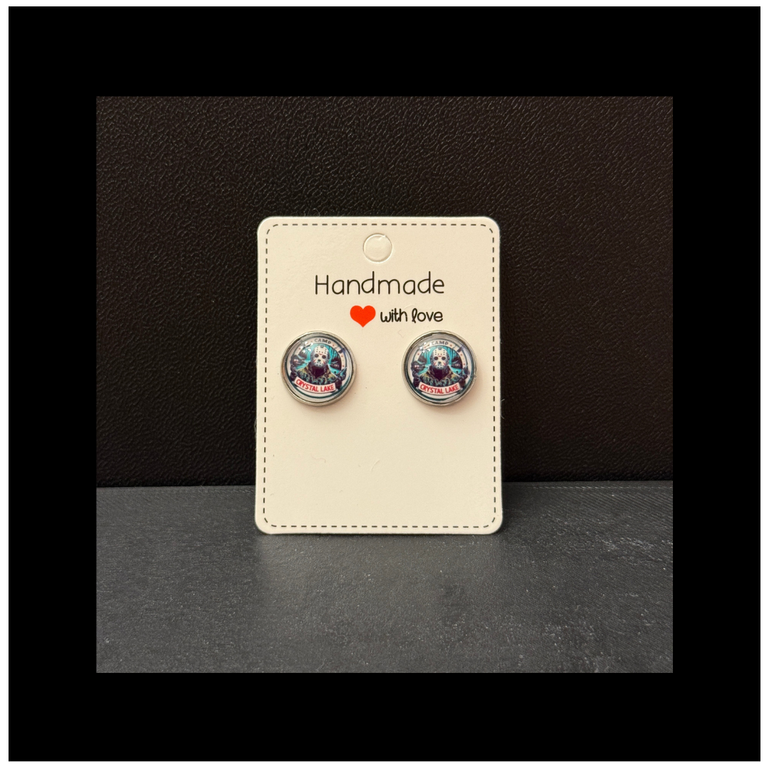 Horror Icon Hypoallergenic Stud Earrings