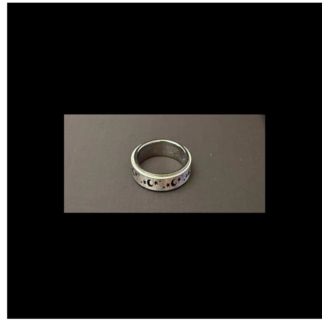 Moon & Stars Spinner Ring