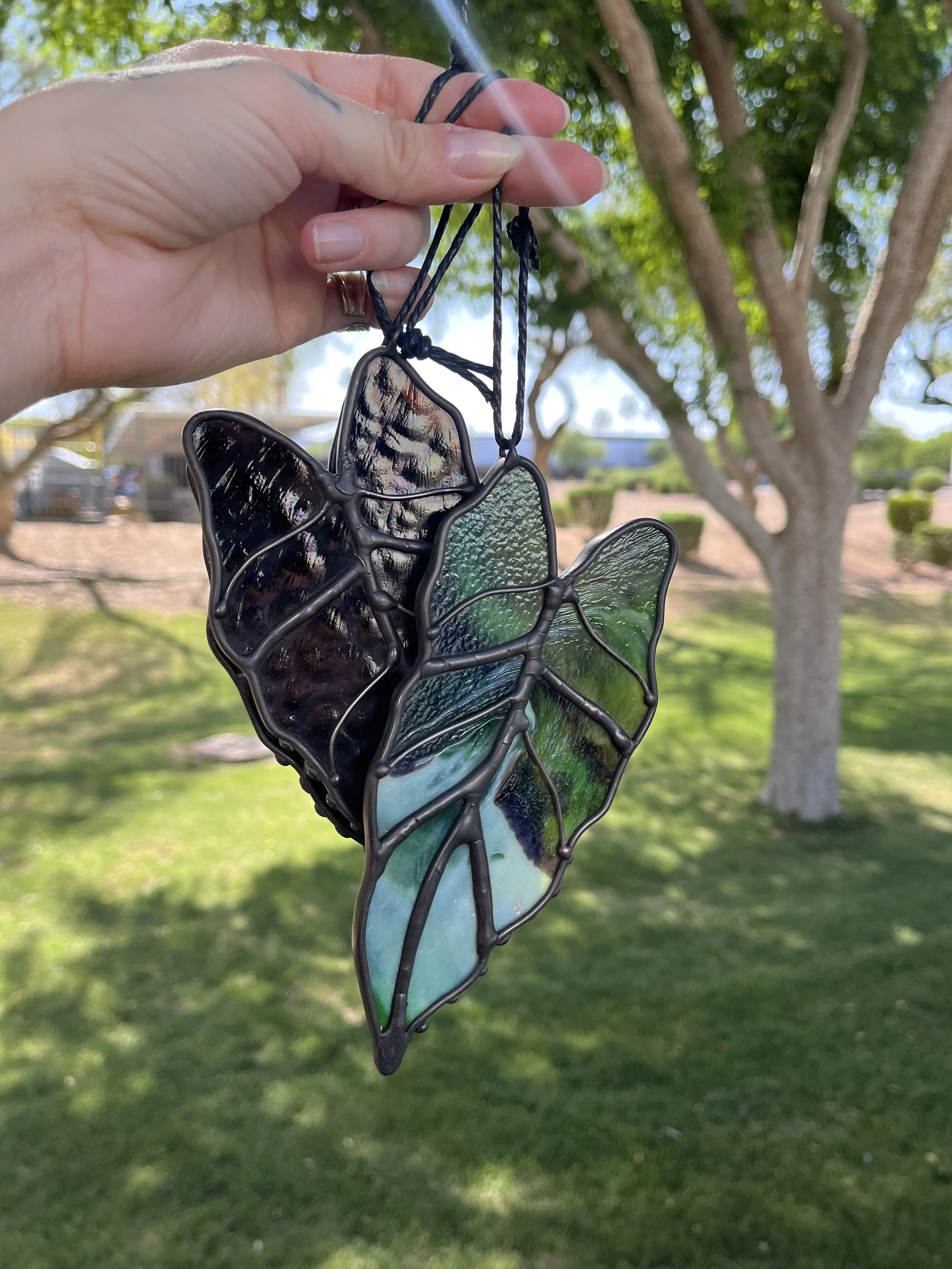 Flowers and Philodendrons @ SW Art Glass 