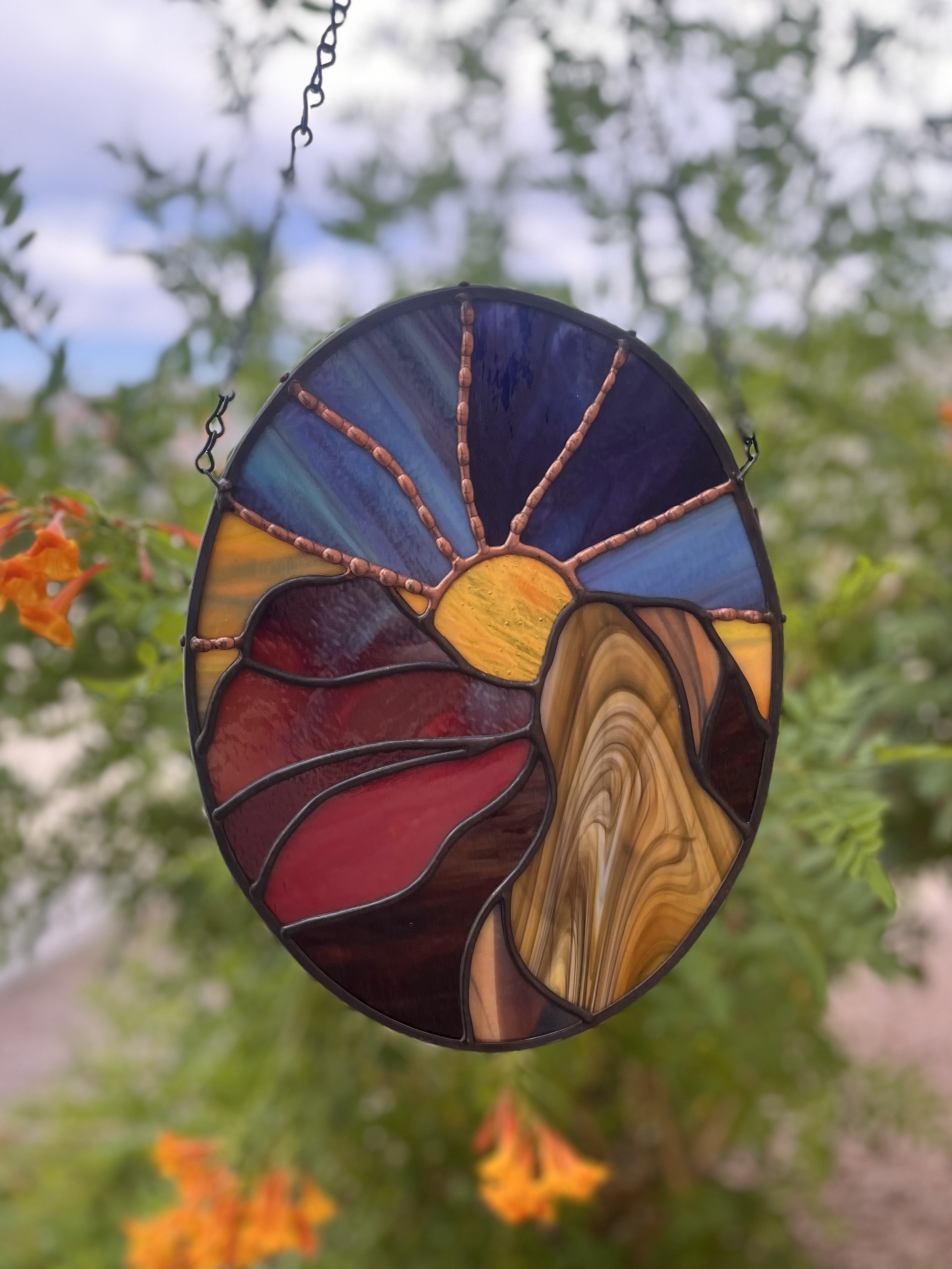 Stained Glass Desert Landscape, 3wk Workshop