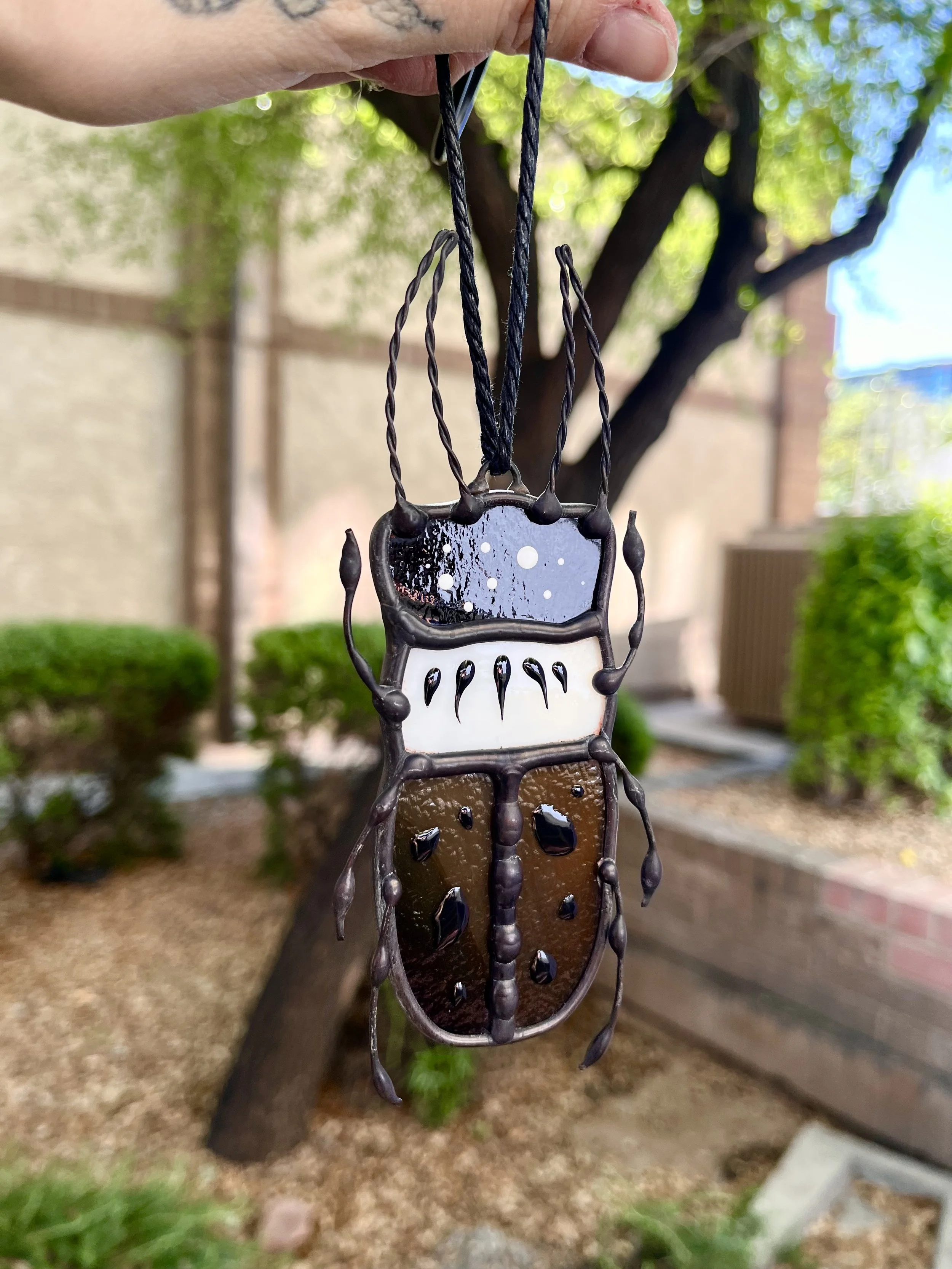 Stained Glass MYSTERY Beetle Sun Catcher