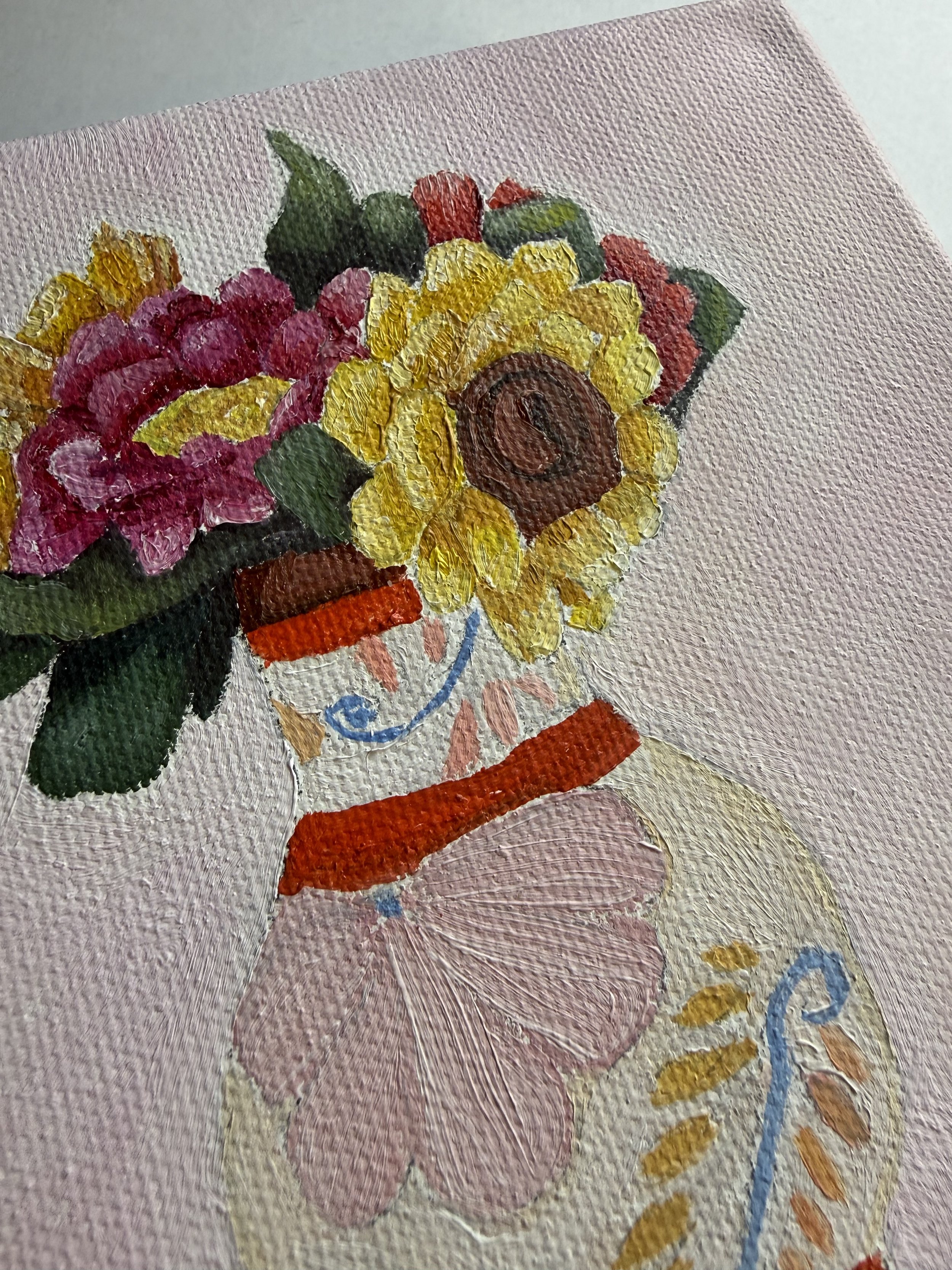 Florecitas Oil Painting