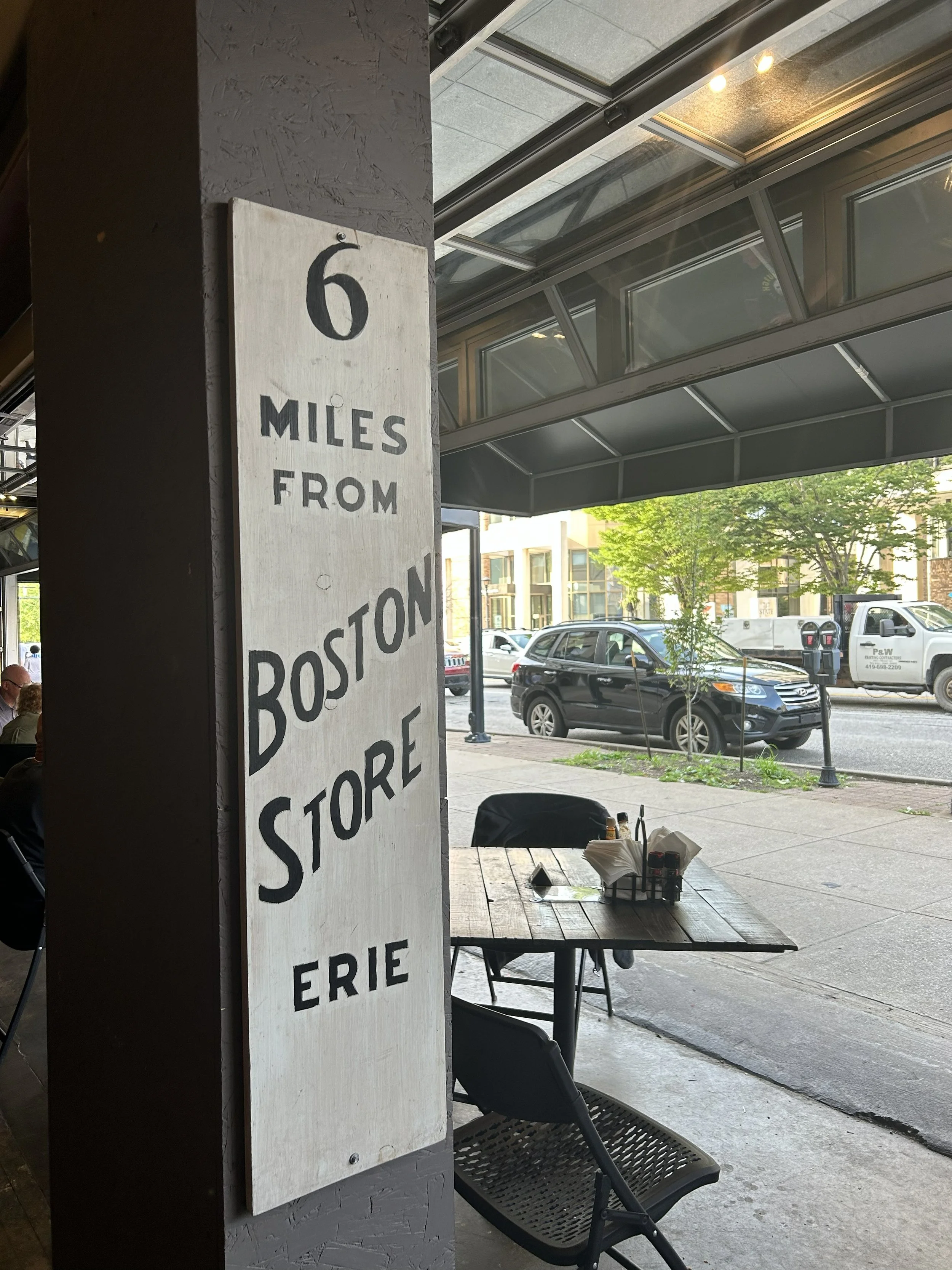 Boston Store Sign, Voodoo Brewery, State St, Downtown Erie