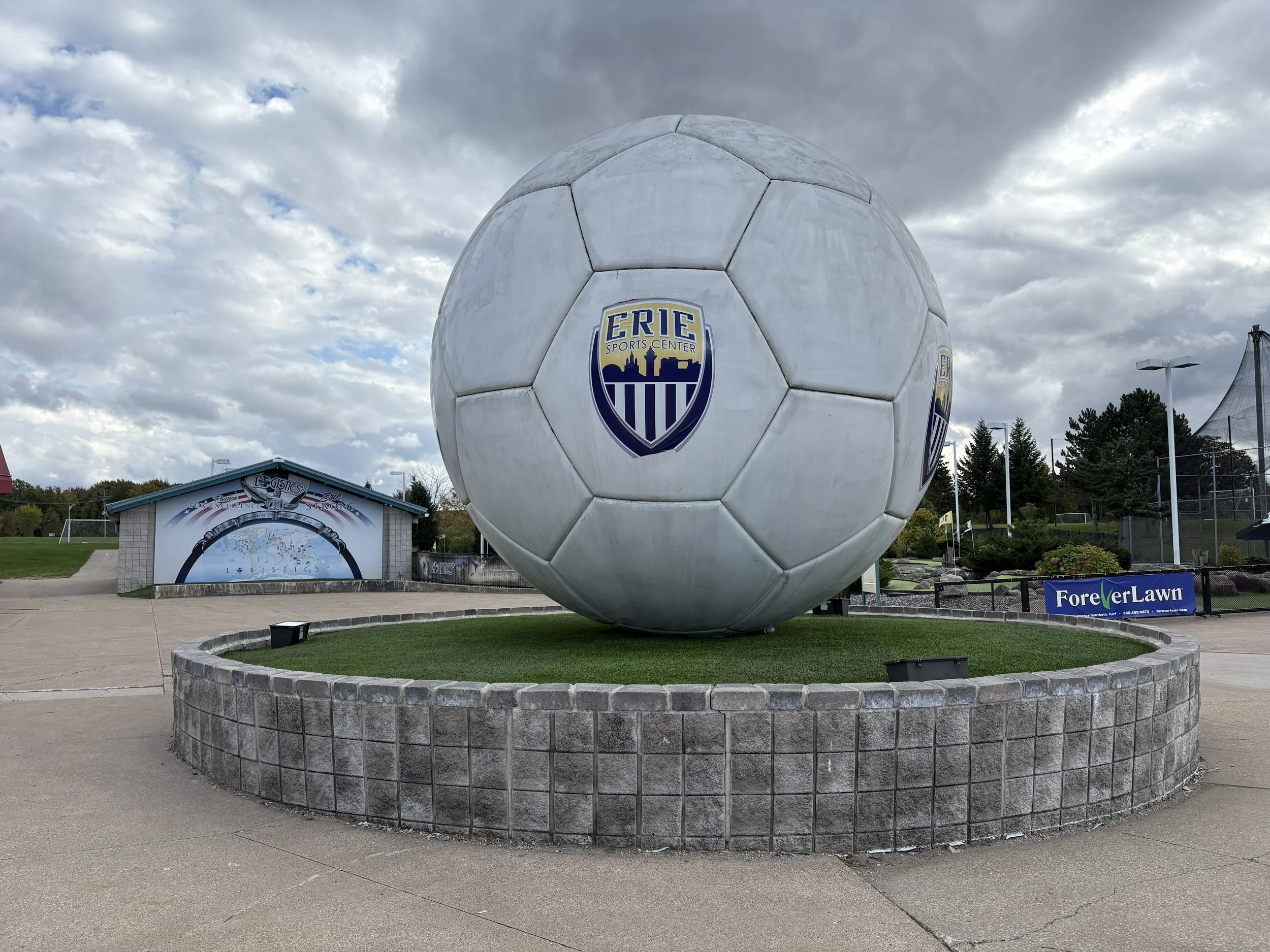 Giant Soccer Ball, AHN Pavilion