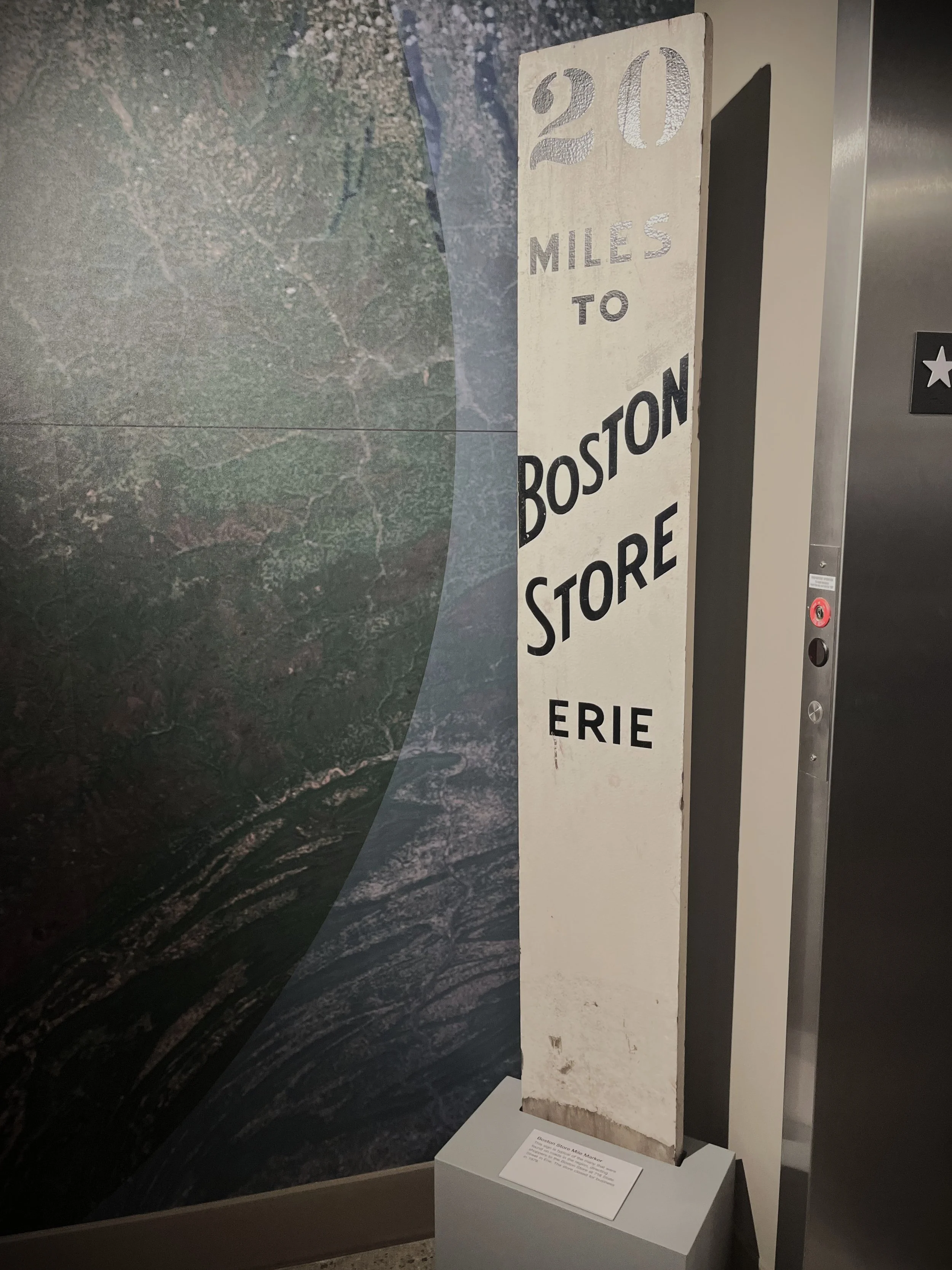 Boston Store Sign, Hagen History Center