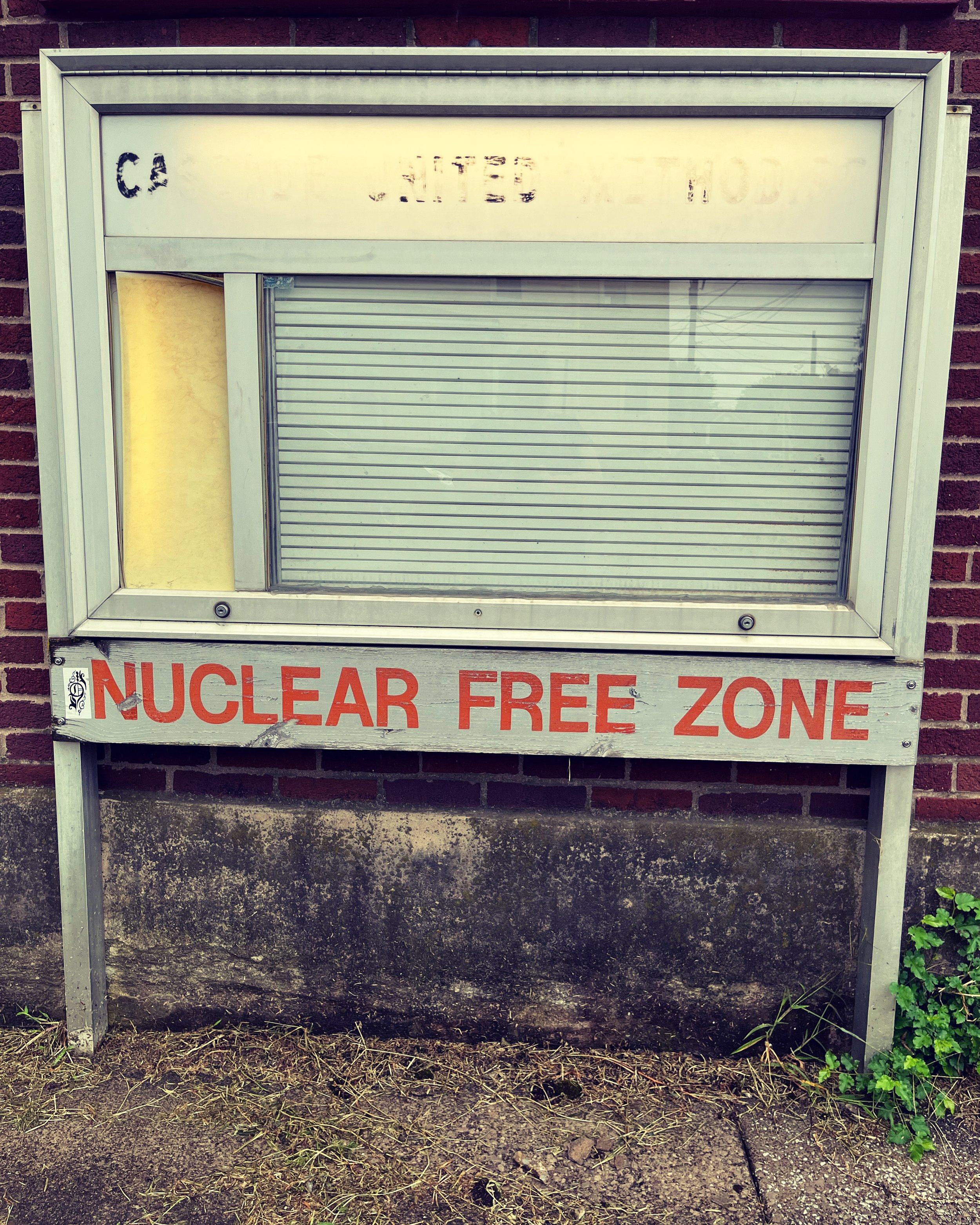 "Nuclear Free Zone", Cascade M.E. Church, 21st & Cascade