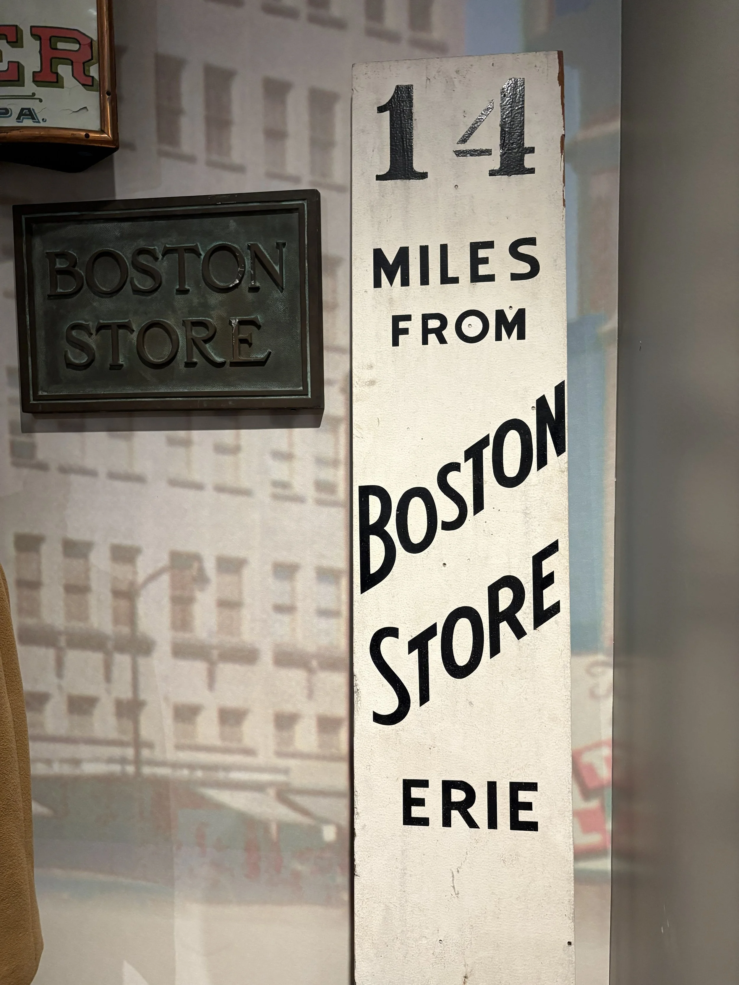 Boston Store Sign, Hagen History Center