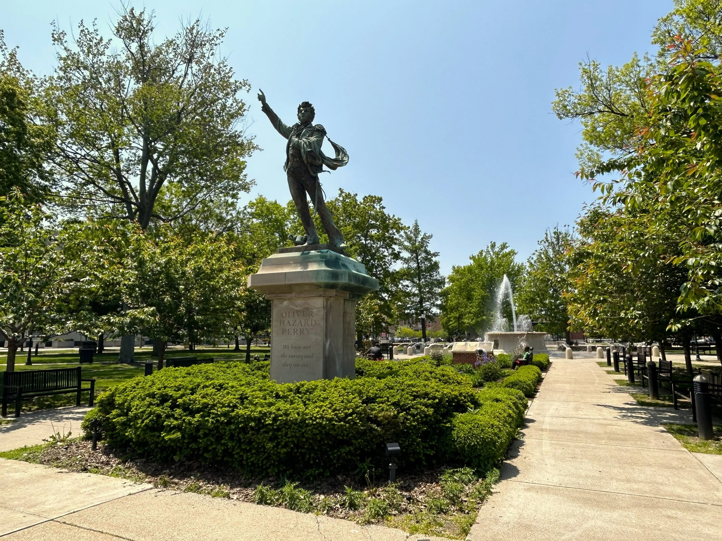 Sculpture of Oliver Hazard Perry, Perry Square