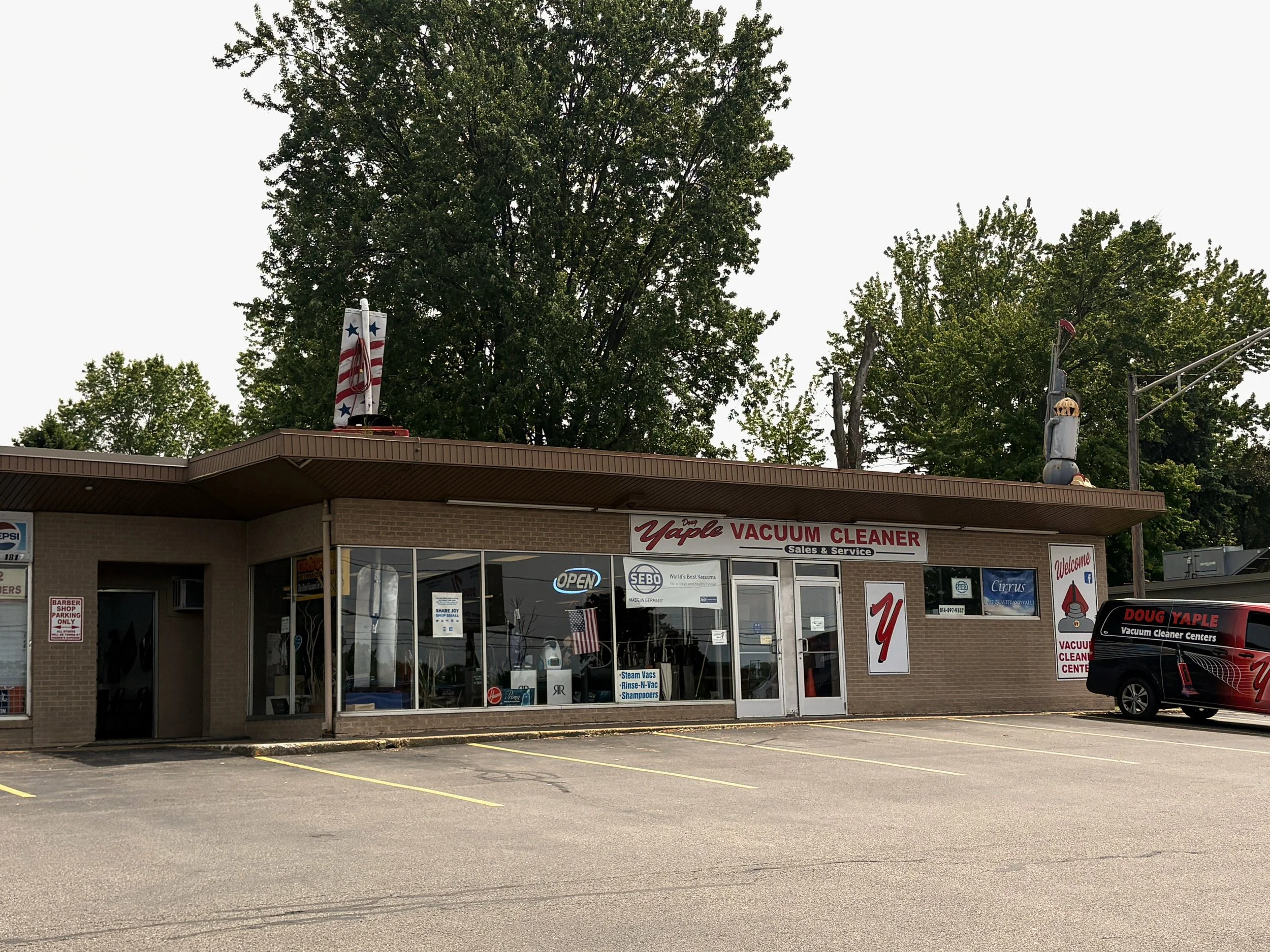 Vacuums on the Roof, Doug Yaple Vacuum, 1815 E 38th St, Erie