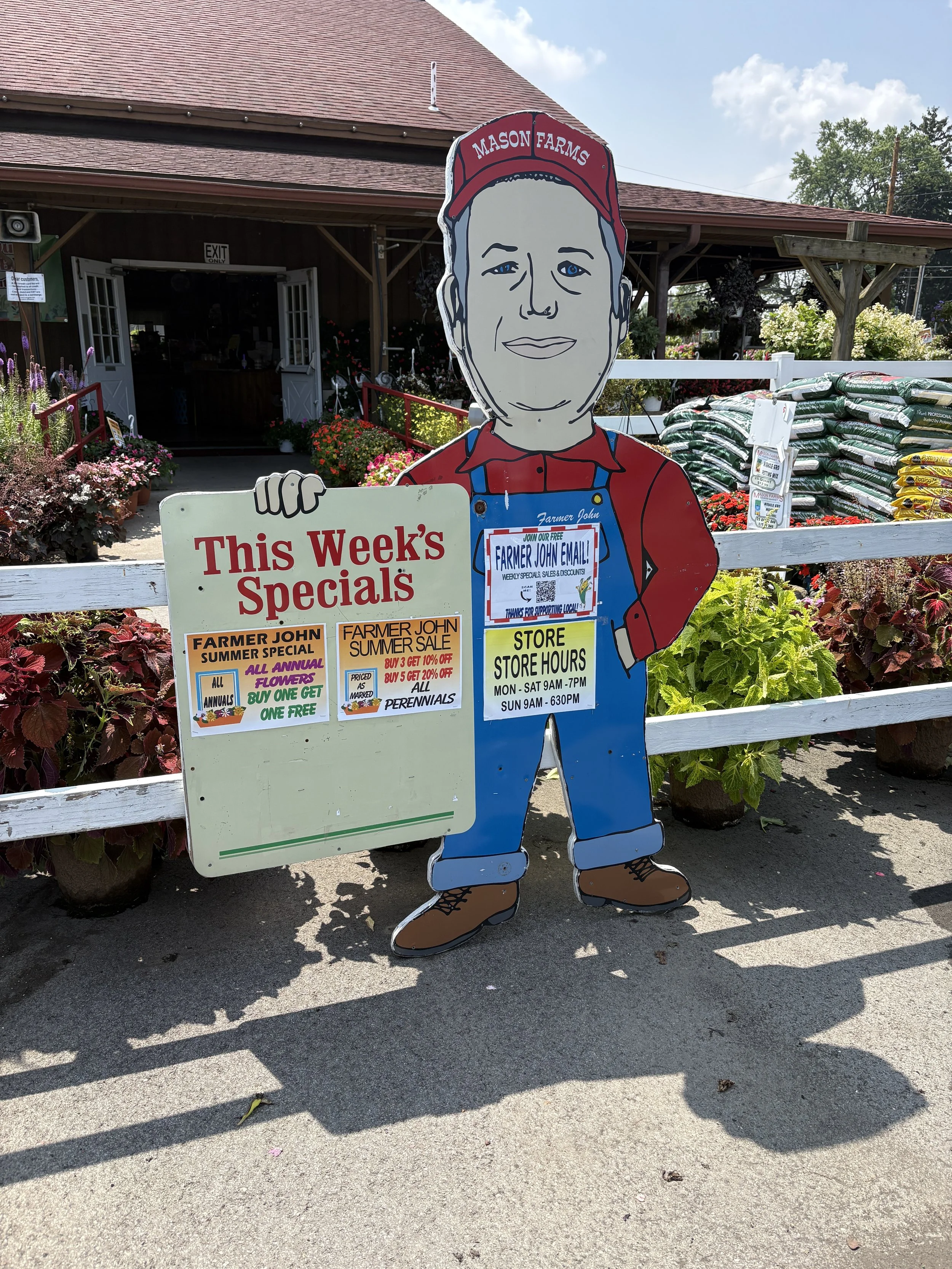 Mason Farms sign, Millcreek