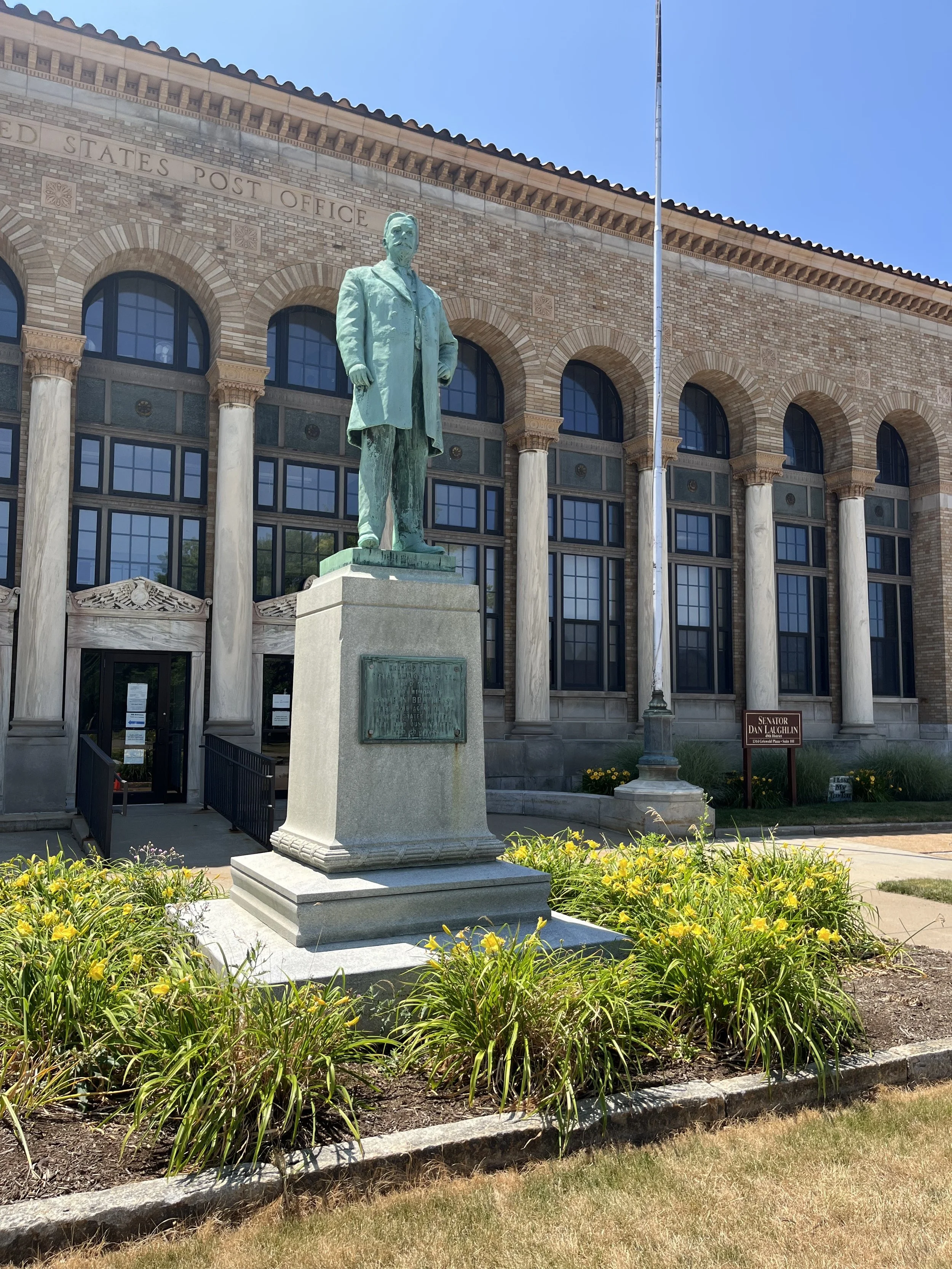Eben Brewer Statue, Griswold Plaza