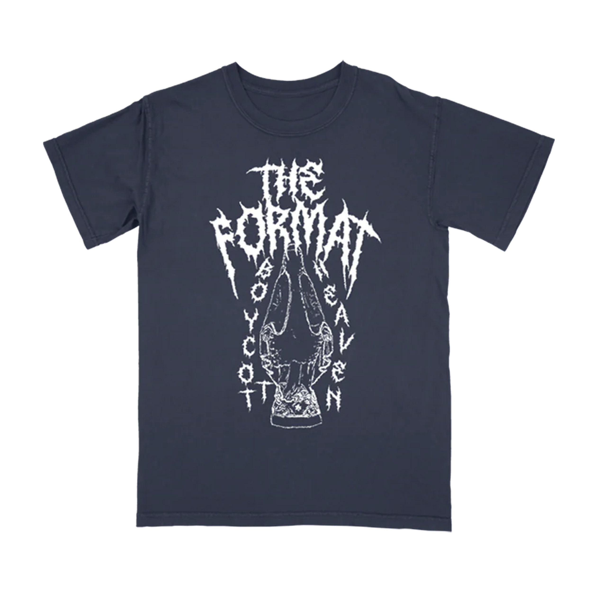 "METAL" NAVY BLUE TSHIRT