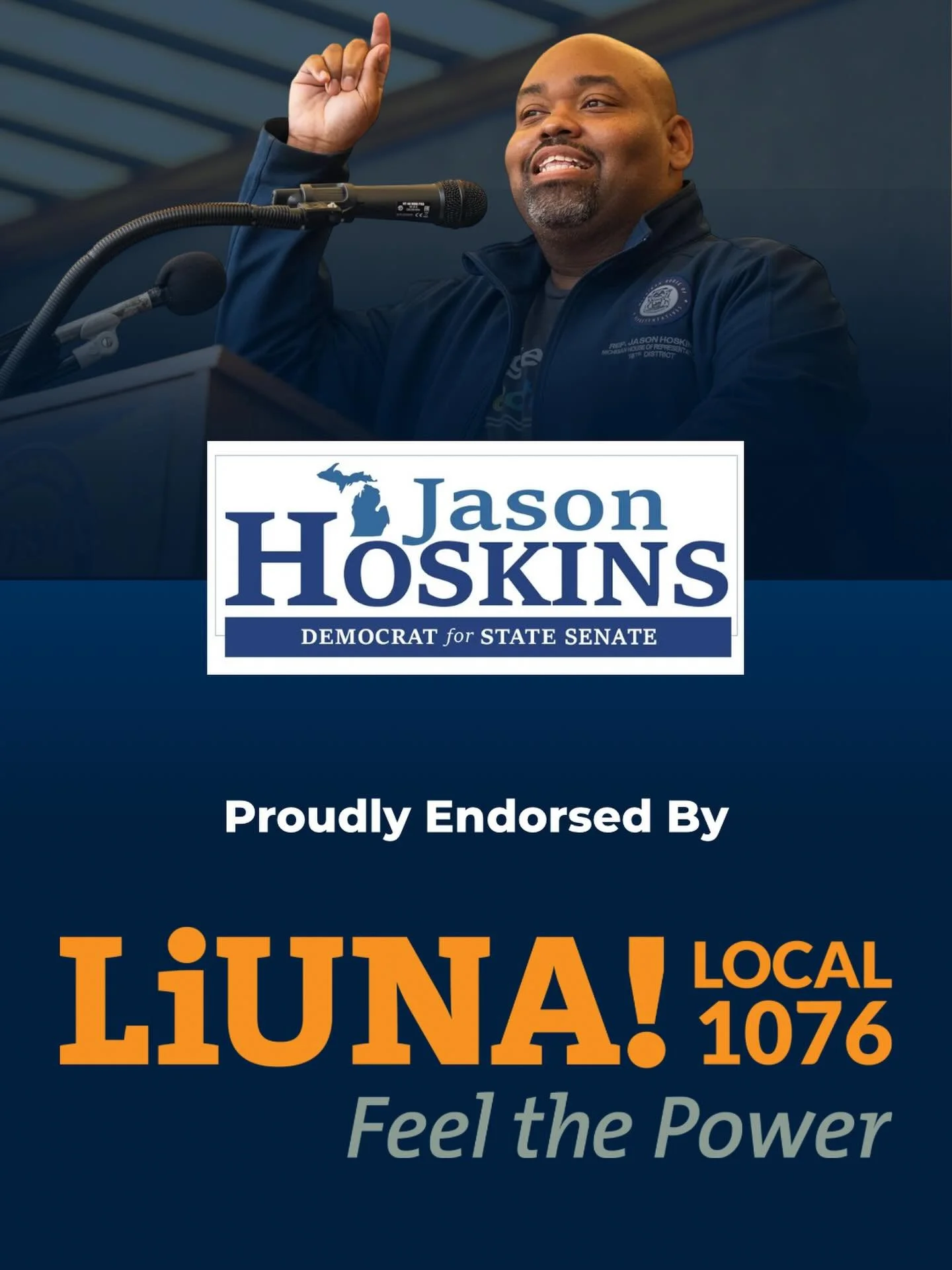 I&rsquo;m proud to be endorsed by LiUNA.

LiUNA members are the backbone of our communities&mdash;building our roads, water systems, and infrastructure while fighting for good wages and strong labor protections.

I&rsquo;m honored to have their suppo
