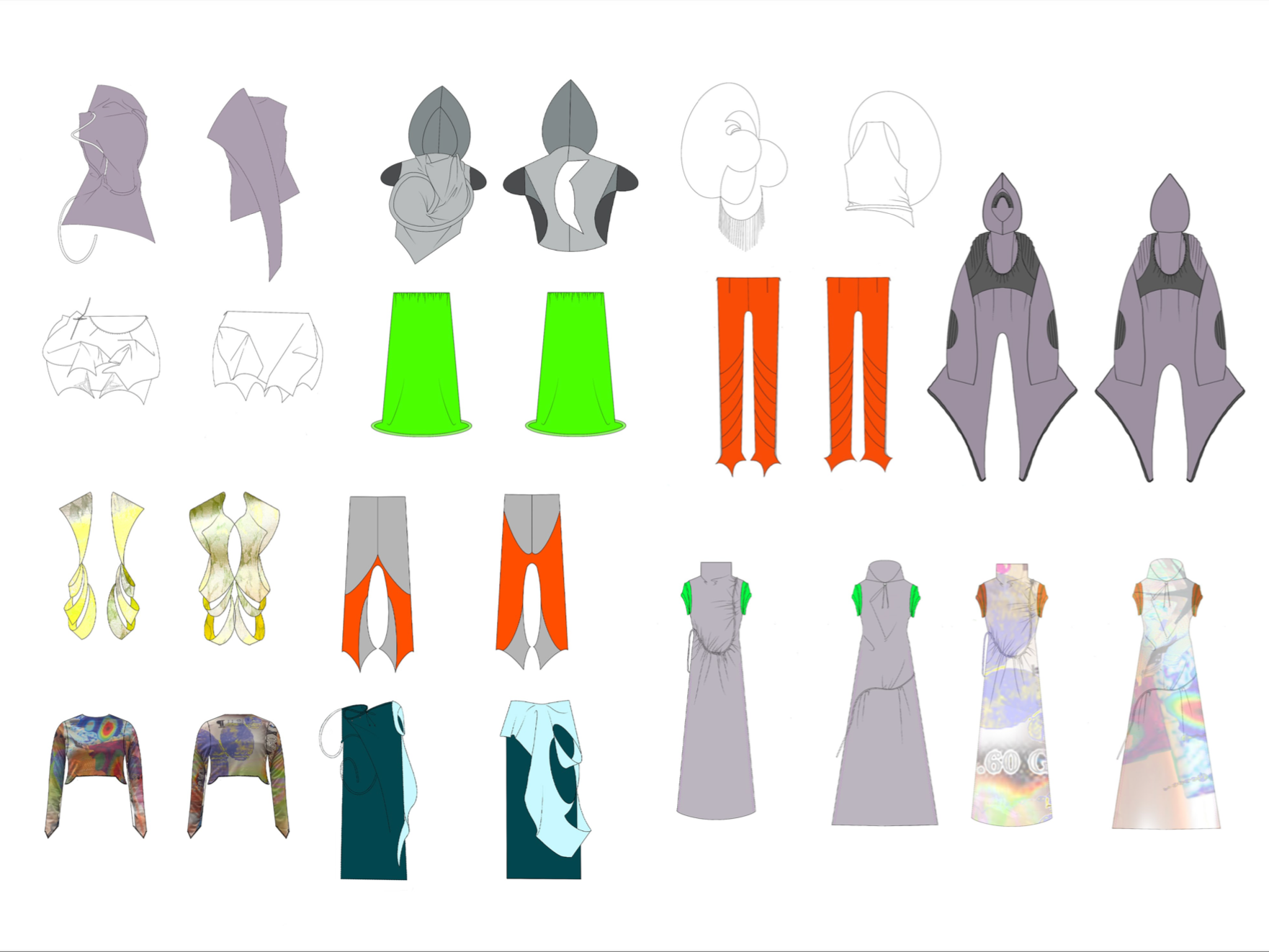 Technical Drawing (Used Illustrator)