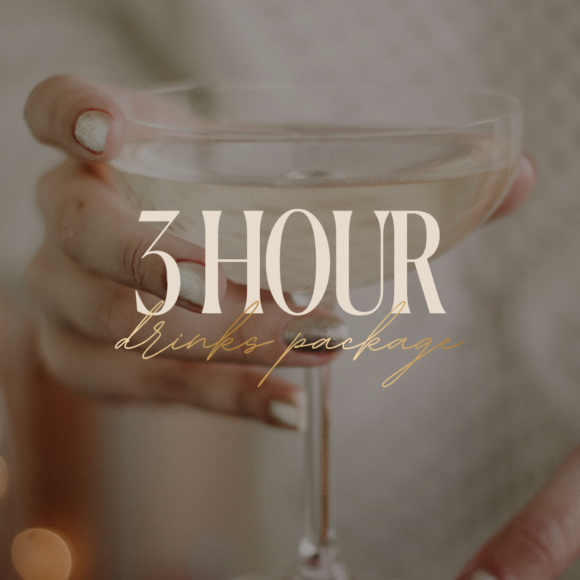 3 Hour NYE Drinks Package