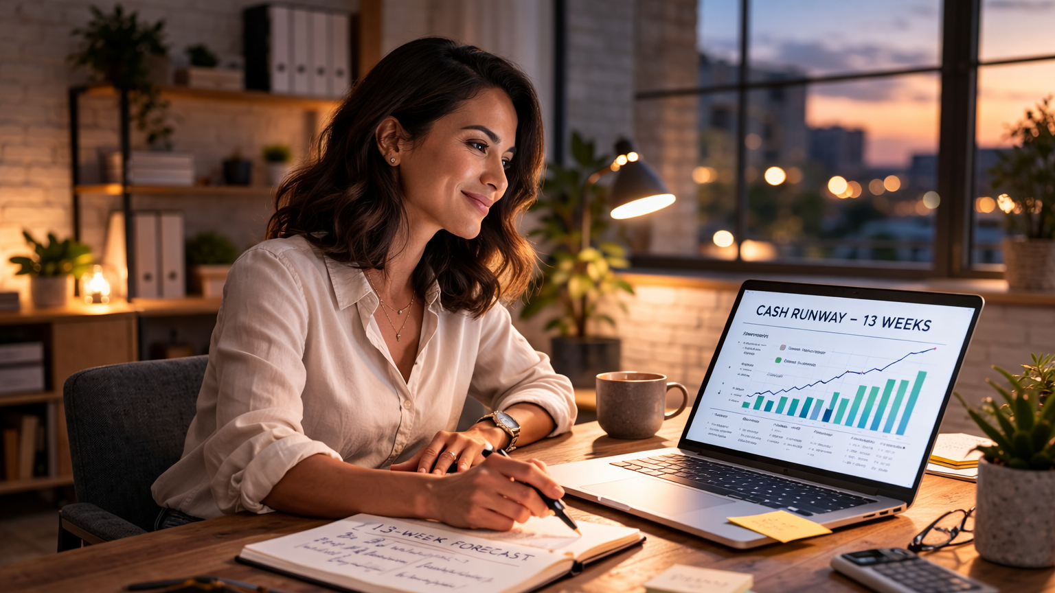 The 13-Week Cash Runway Framework: How Fractional CFOs Help Founders Sleep at Night