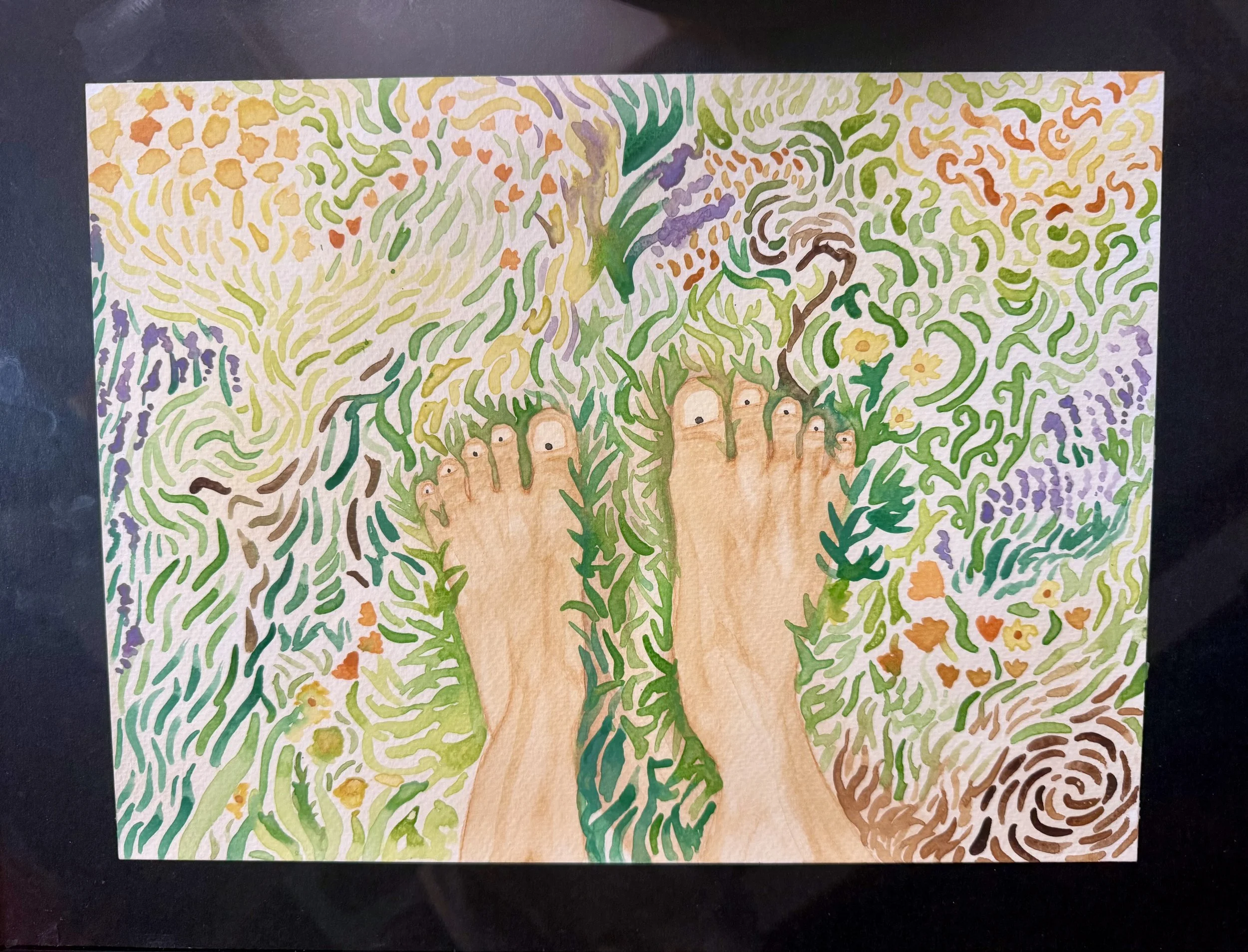 13"x10" watercolor on paper 